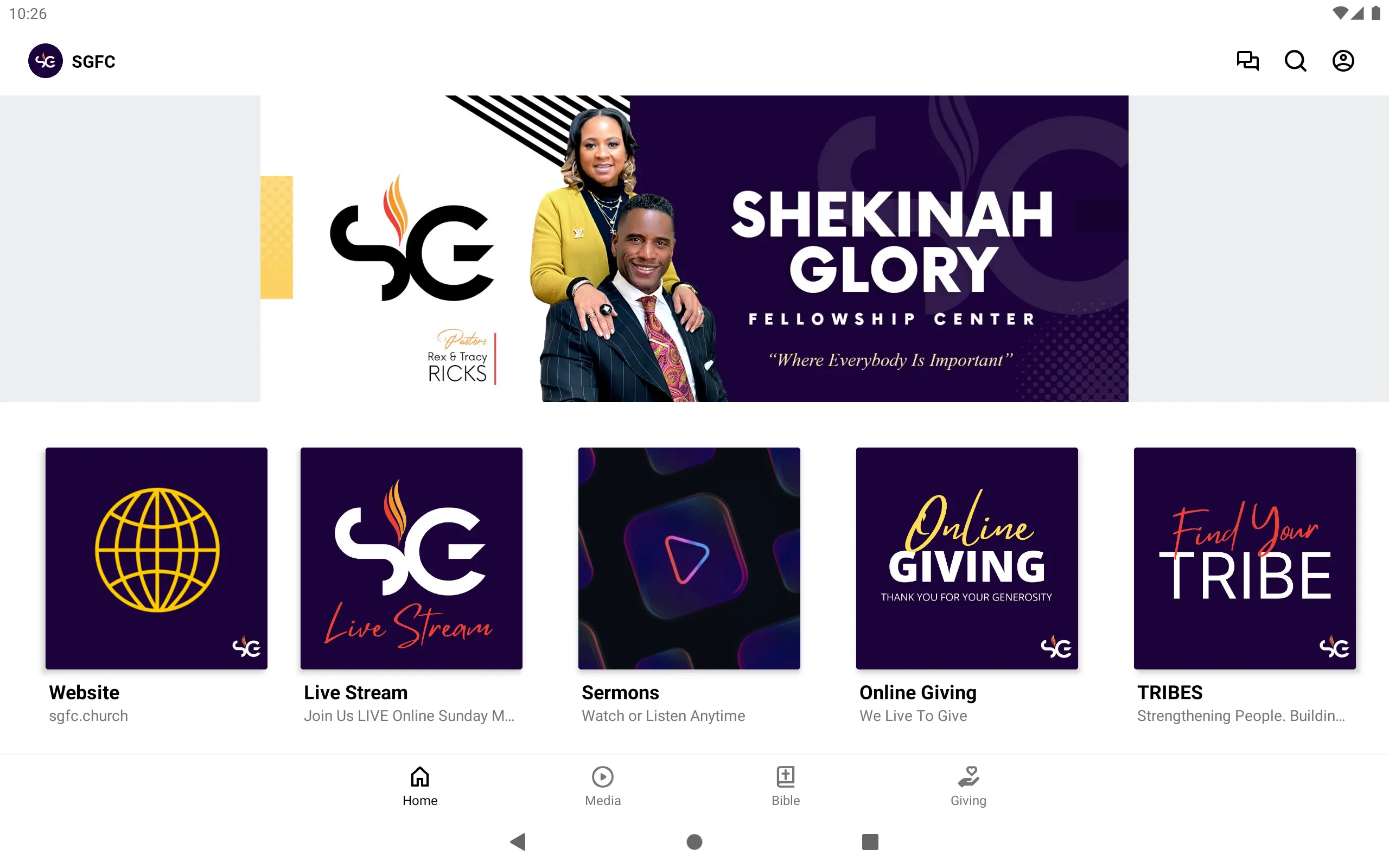 Shekinah Glory FC | Indus Appstore | Screenshot