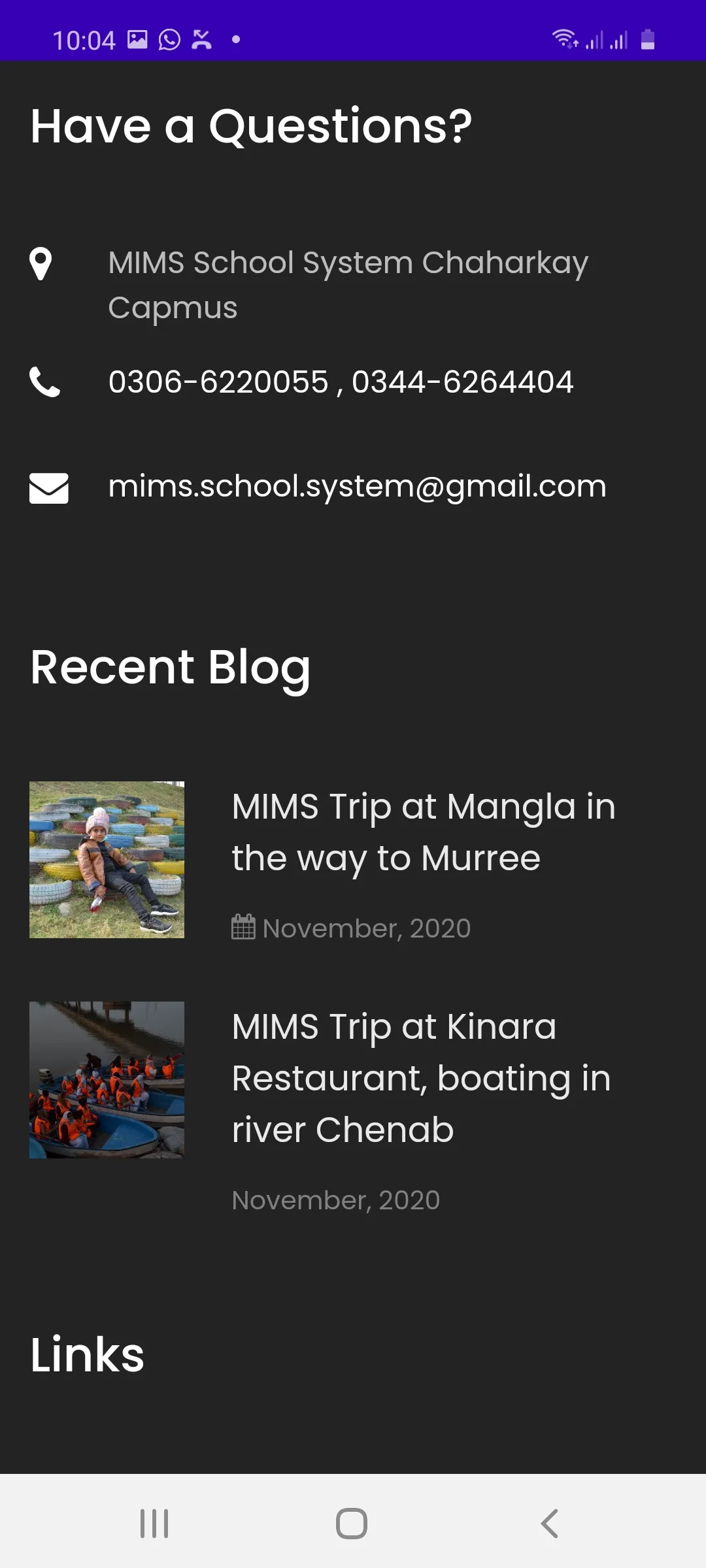 Mims School System | Indus Appstore | Screenshot