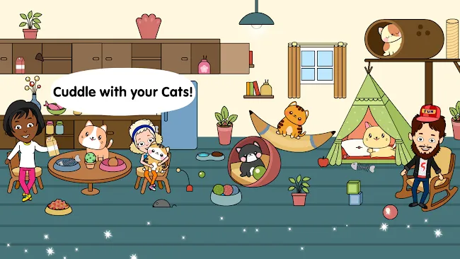 My Cat Town - Tizi Pet Games | Indus Appstore | Screenshot