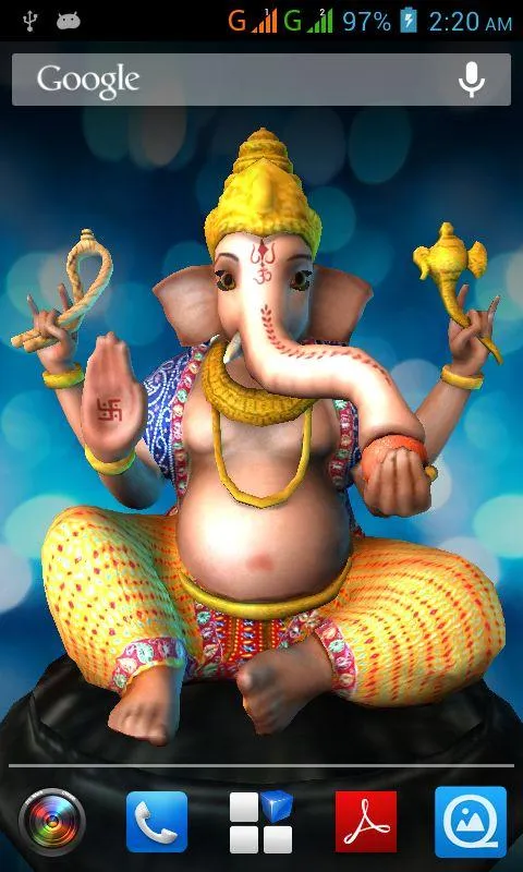 3D Ganesh Live Wallpaper | Indus Appstore | Screenshot