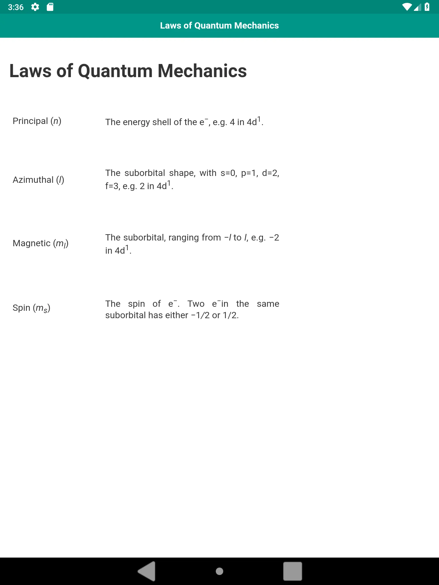 Chemistry Study Guide | Indus Appstore | Screenshot