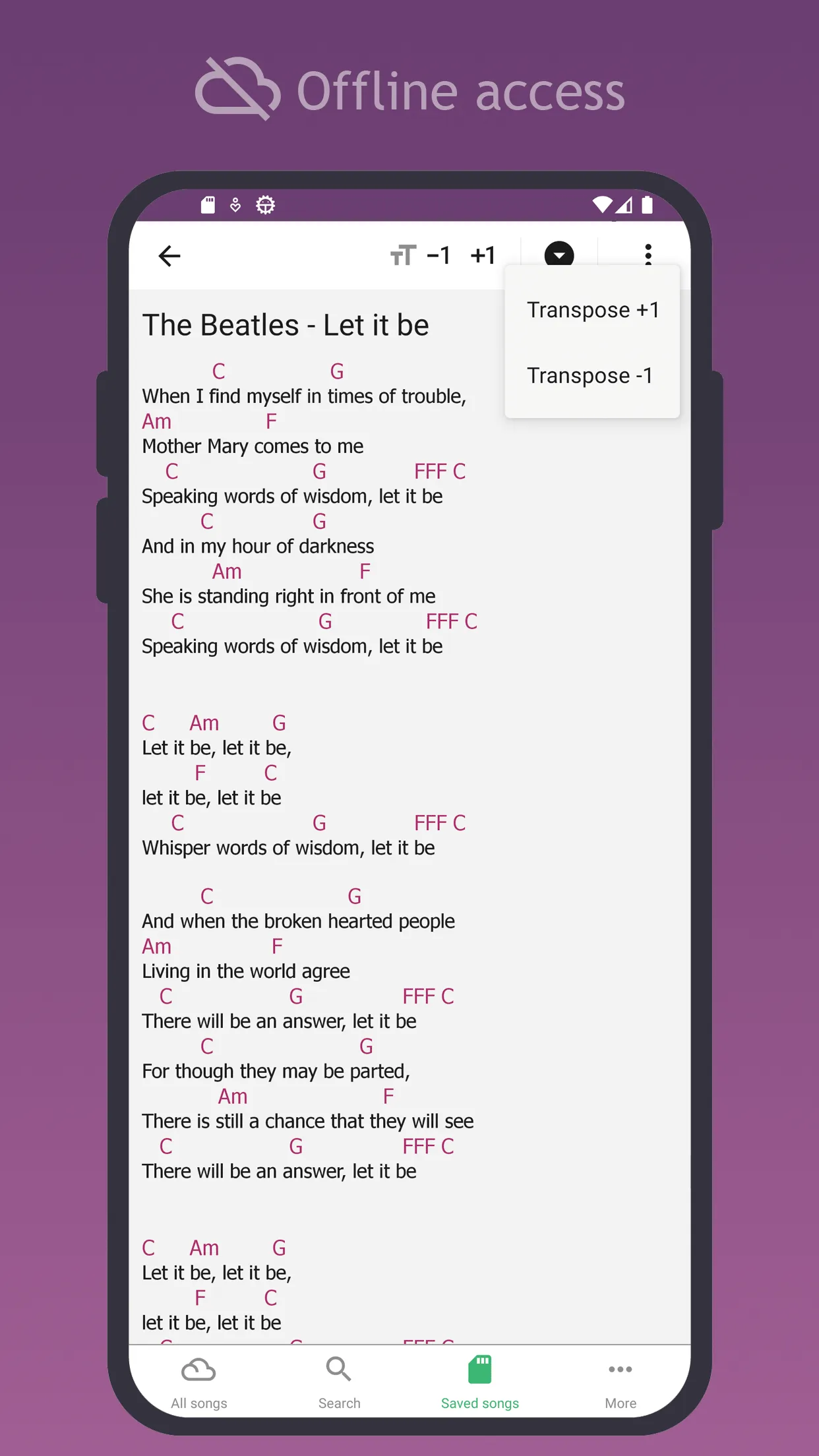 MyChords - find the chords | Indus Appstore | Screenshot