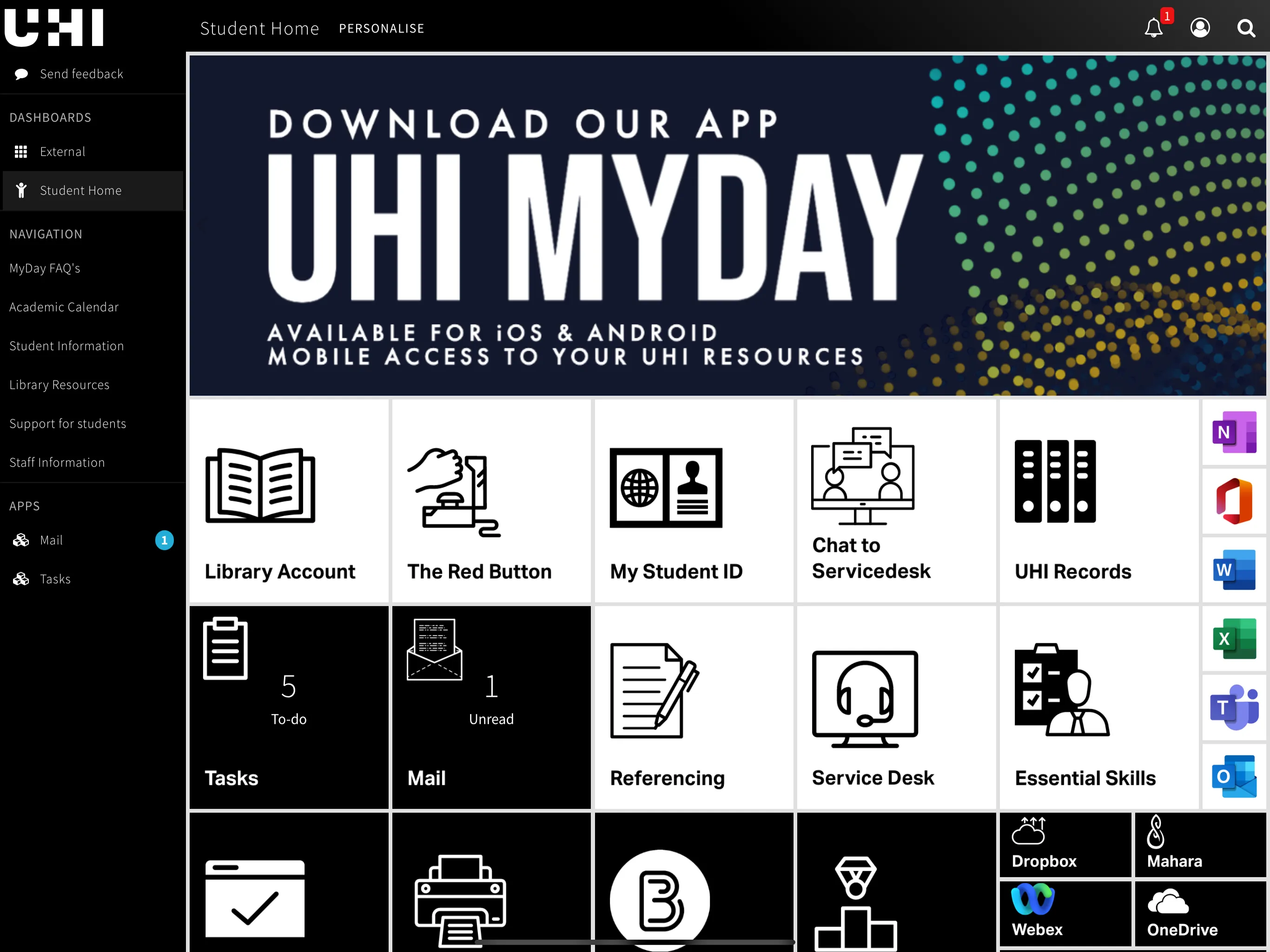 UHI myday | Indus Appstore | Screenshot