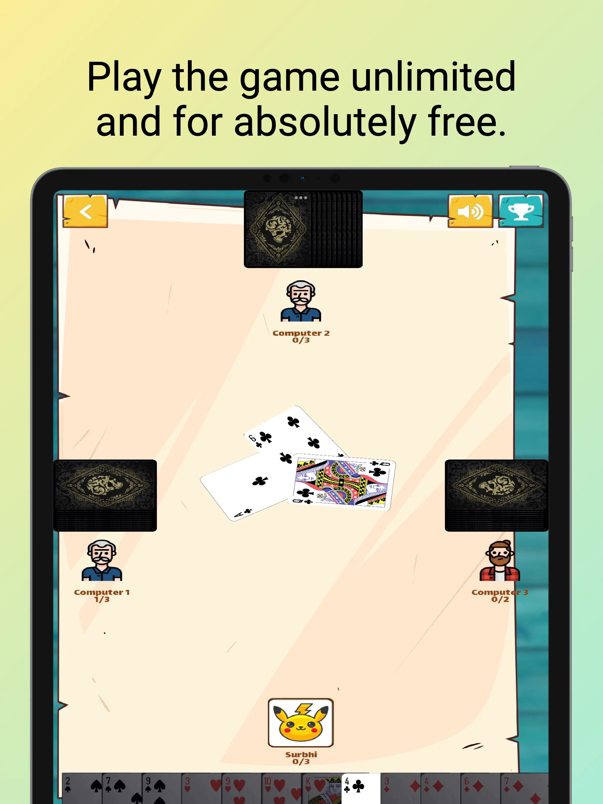 Spades - Classic Multiplayer | Indus Appstore | Screenshot