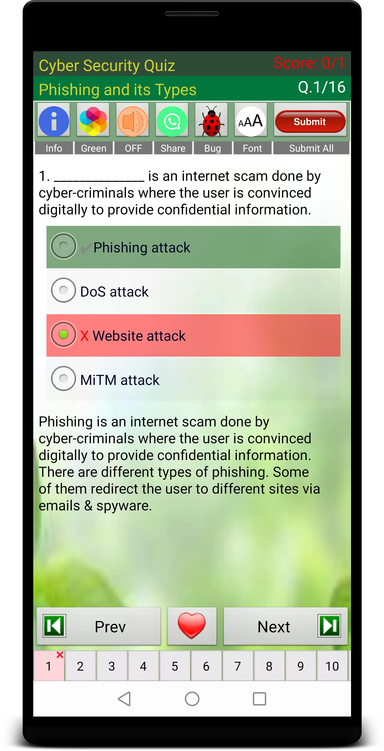 Cyber Security Quiz | Indus Appstore | Screenshot