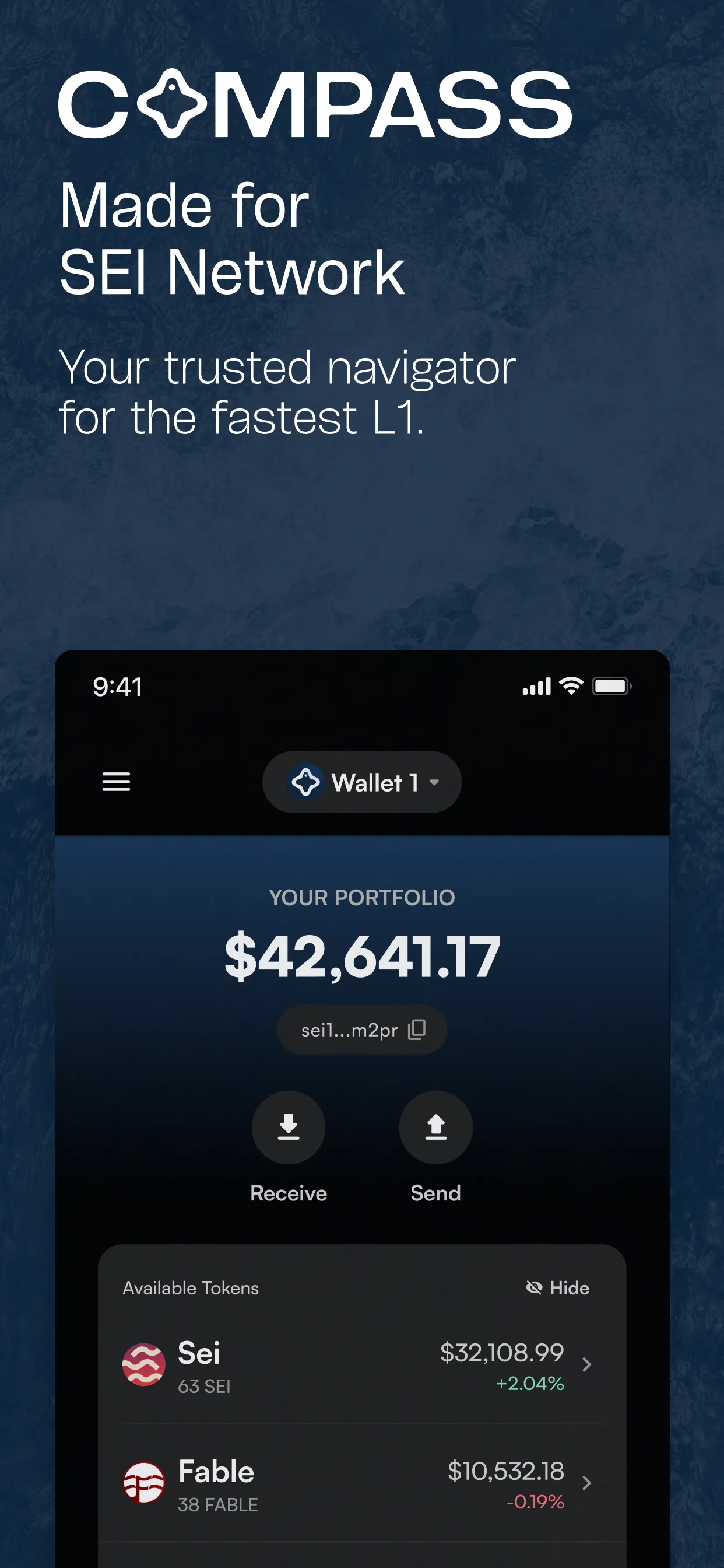 Compass Wallet for Sei | Indus Appstore | Screenshot