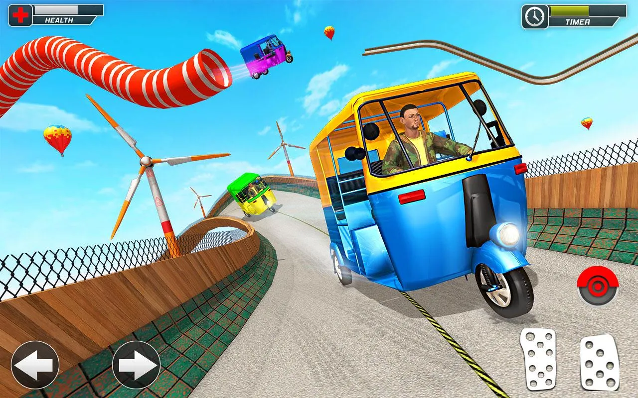 Tuk Tuk Rikshaw Ramp Stunt 3D | Indus Appstore | Screenshot