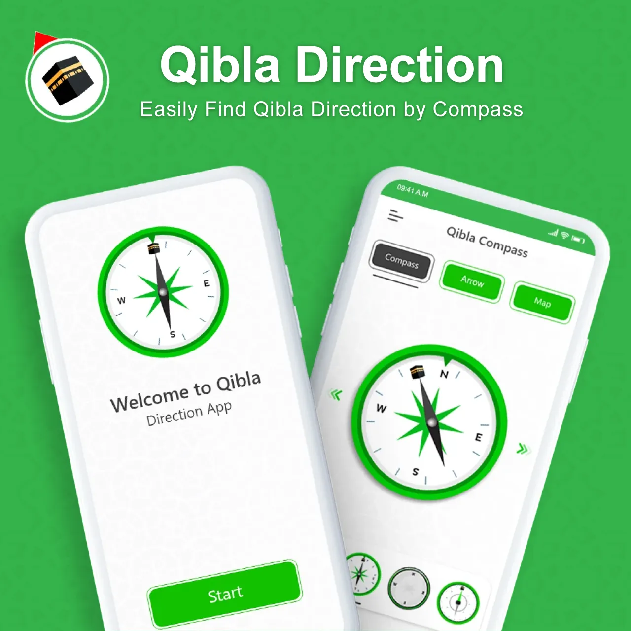 Qibla Direction : Qibla Finder | Indus Appstore | Screenshot