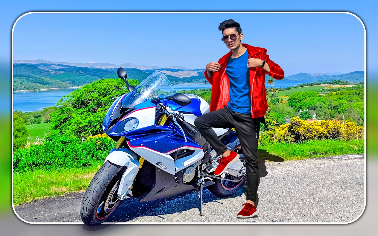 Bike photo editor rider frames | Indus Appstore | Screenshot