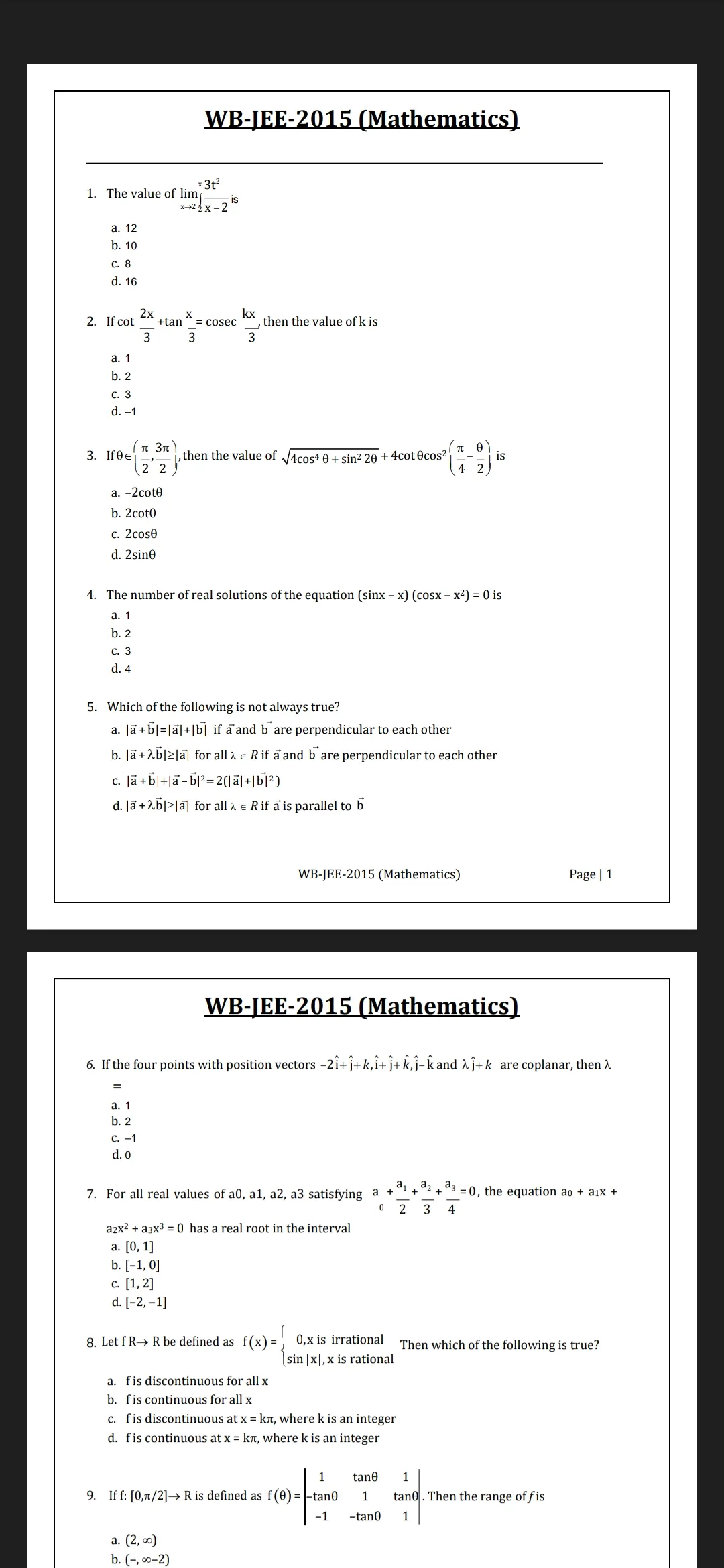 Wbjee previous year question | Indus Appstore | Screenshot