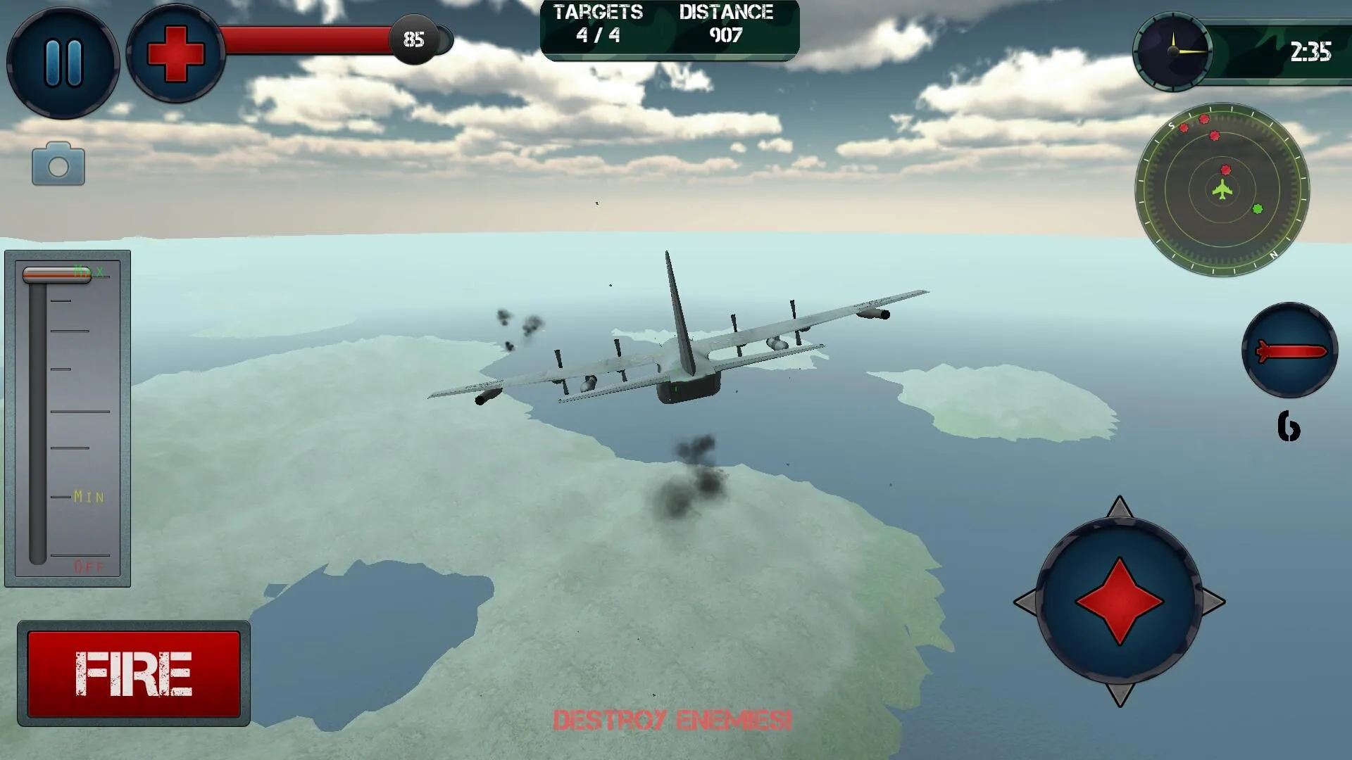 Airplane Gunship Simulator 3D | Indus Appstore | Screenshot