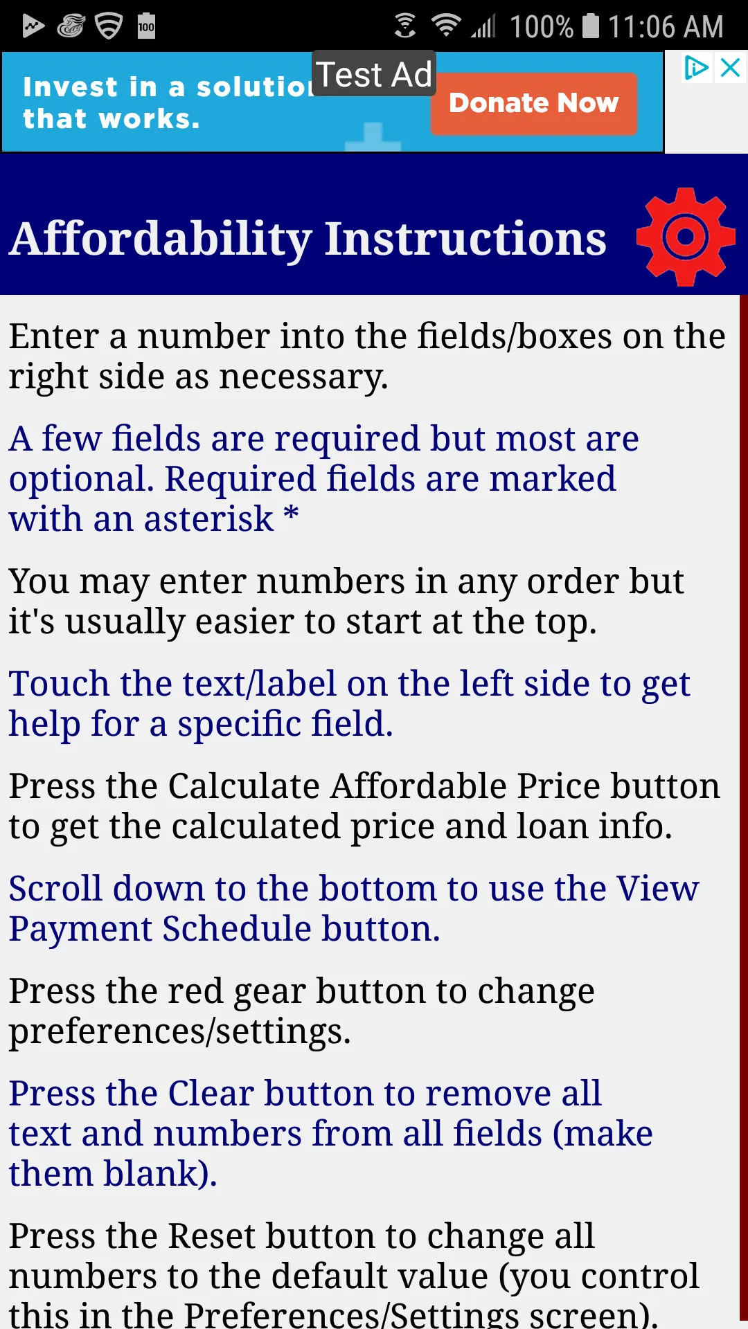 Mortgage Payment Calculator | Indus Appstore | Screenshot