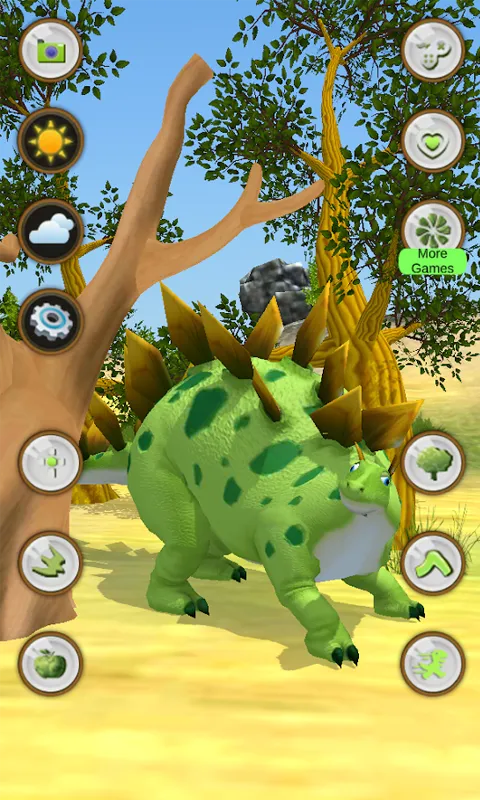 Talking Stegosaurus | Indus Appstore | Screenshot