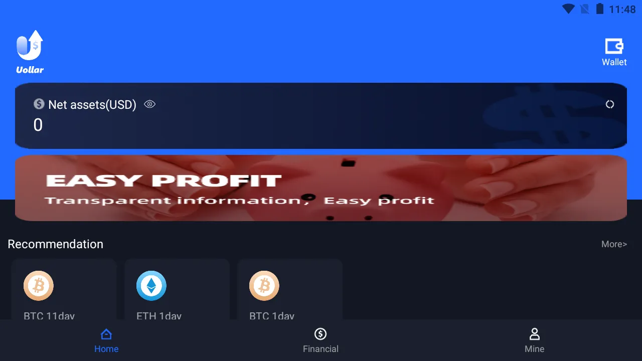 Uollar: Earn Bitcoin & Crypto | Indus Appstore | Screenshot