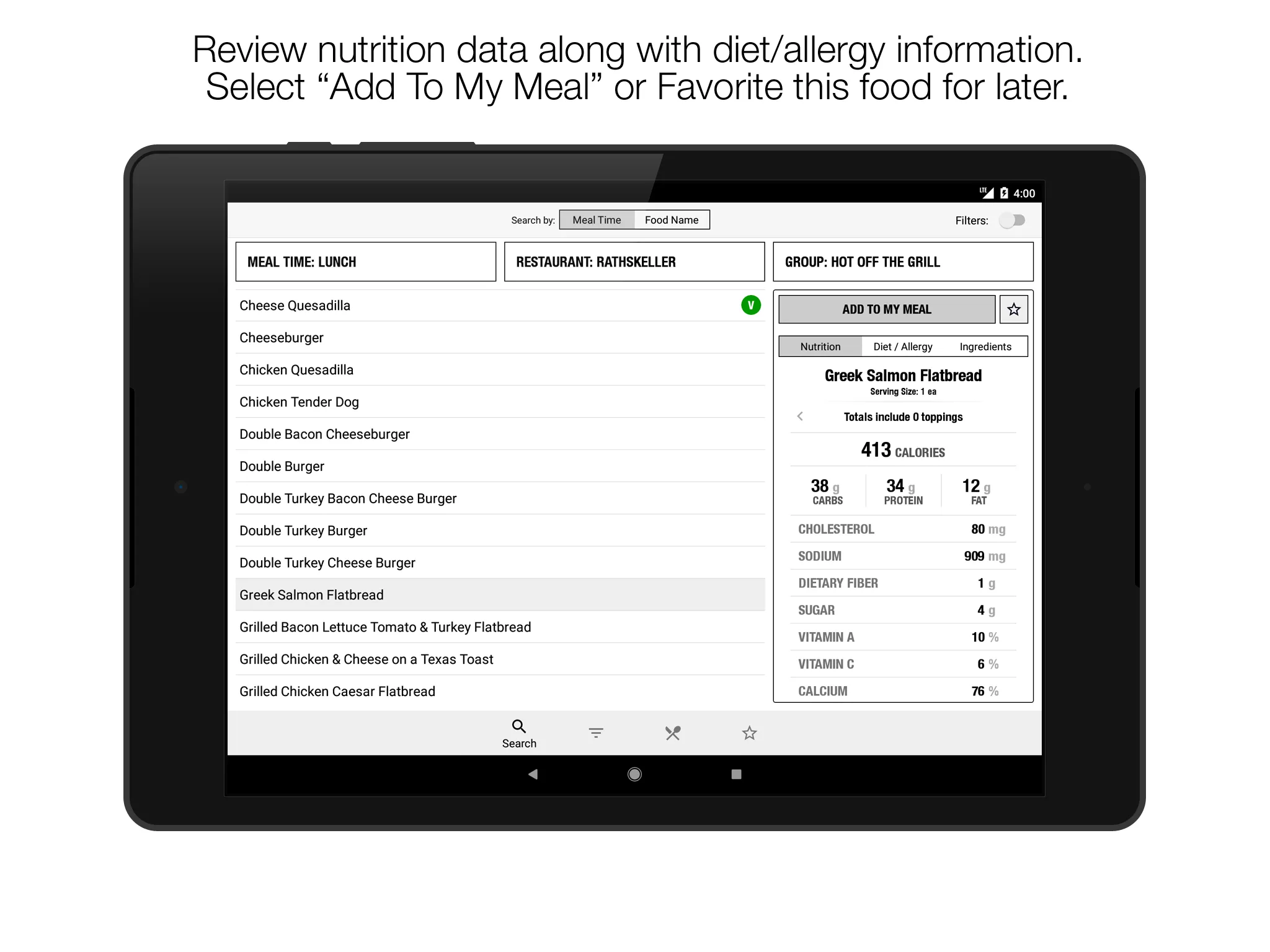 Nutrition - Florida Tech | Indus Appstore | Screenshot