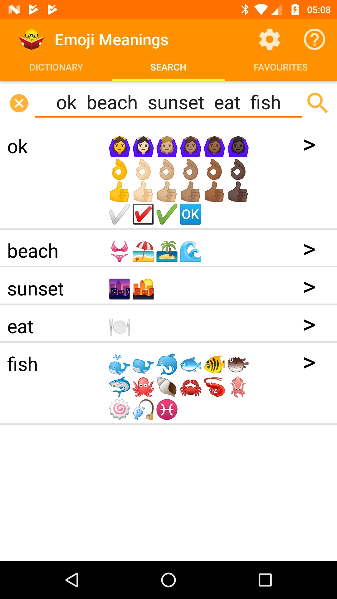 Emoji Meanings | Indus Appstore | Screenshot