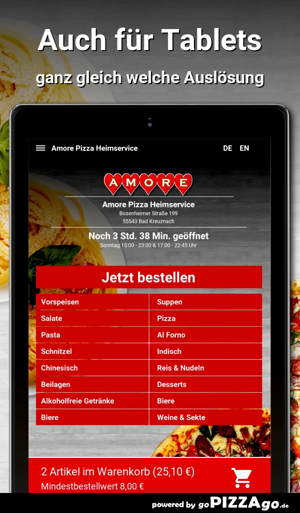 Amore Pizza Heimservice Bad Kr | Indus Appstore | Screenshot