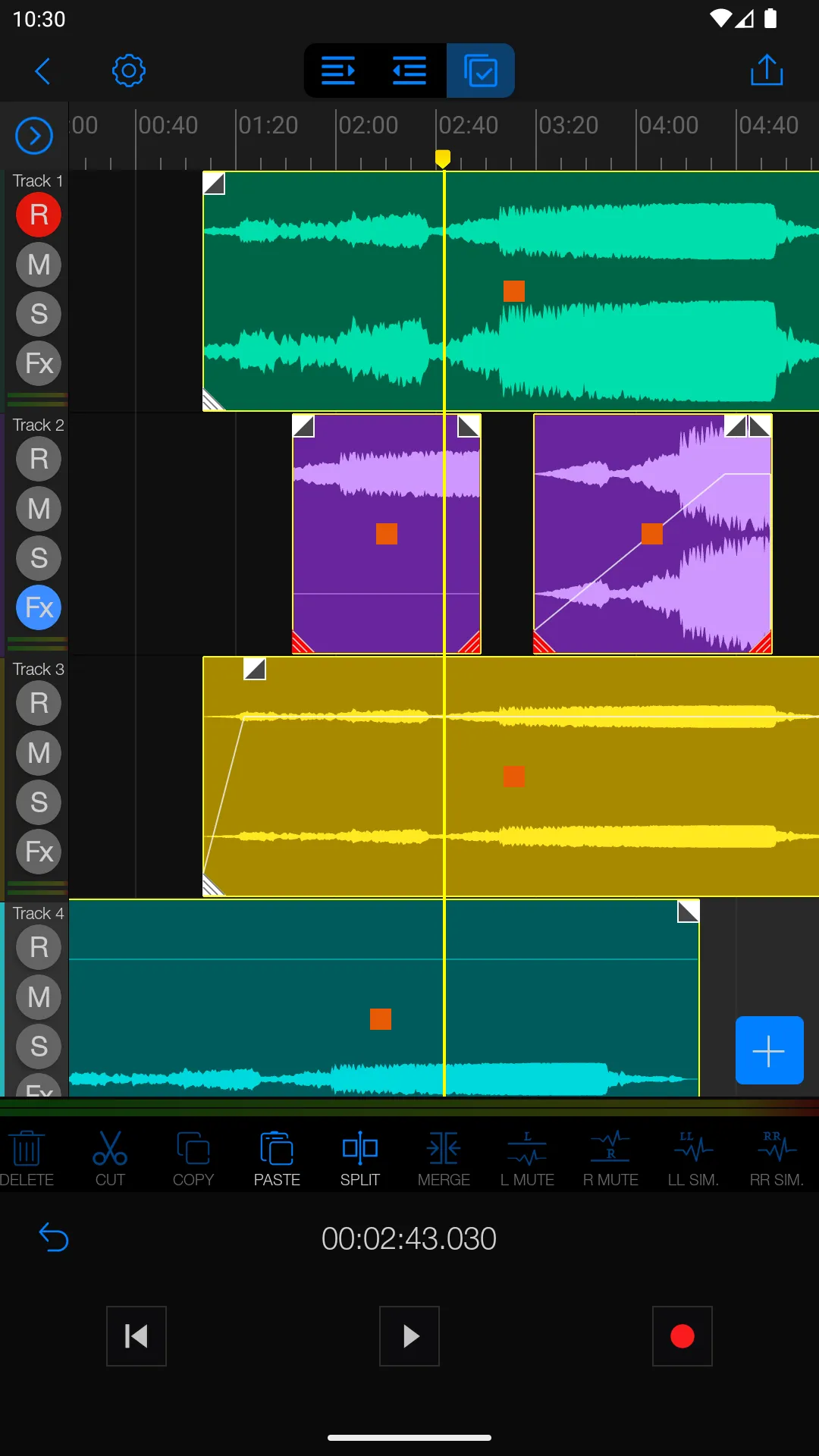 Au Editor-audition | Indus Appstore | Screenshot