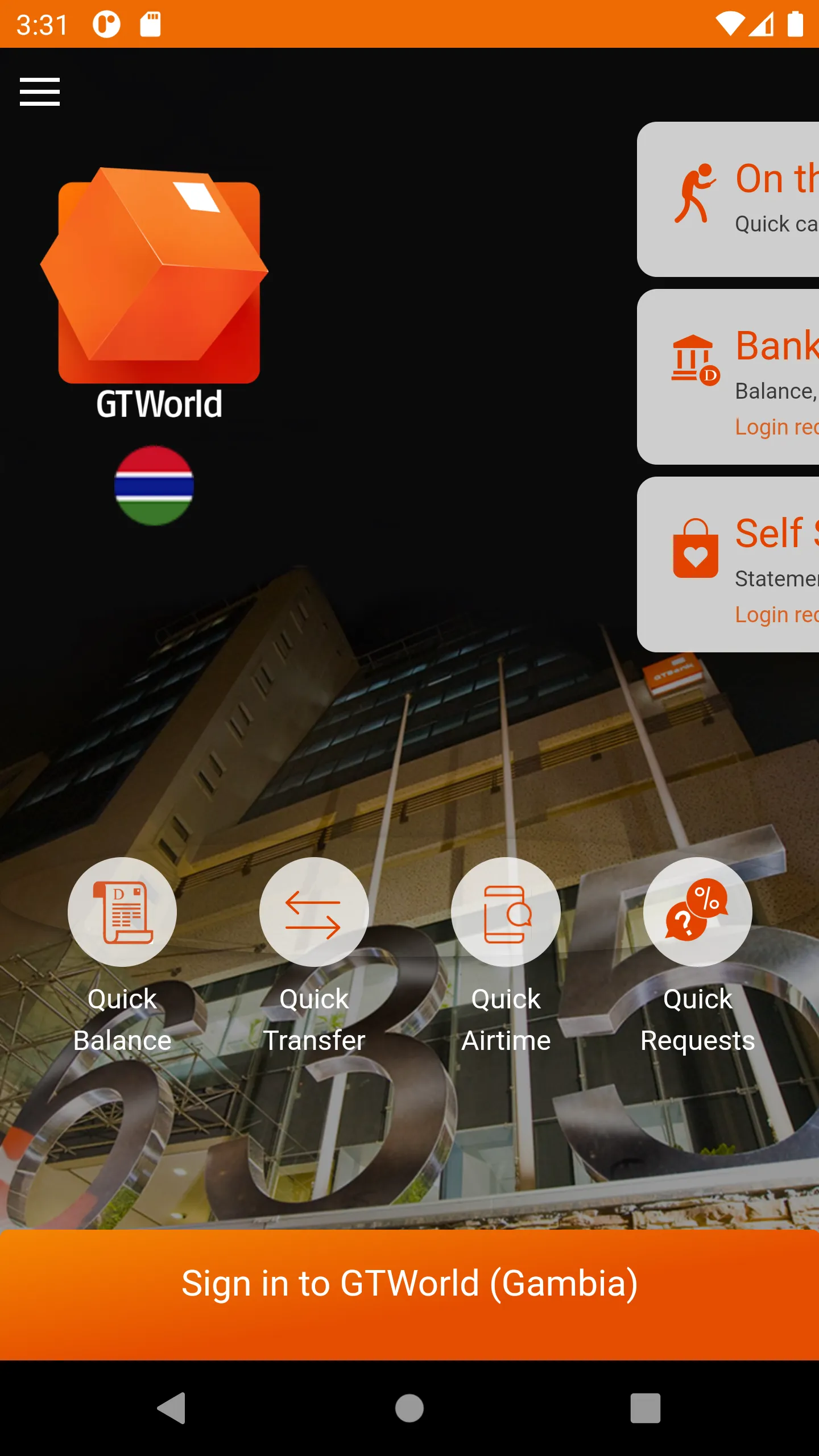 GTWorld Gambia | Indus Appstore | Screenshot