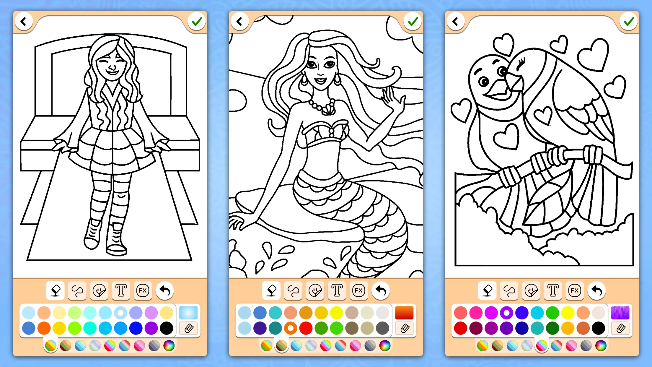 Coloring for girls and women | Indus Appstore | Screenshot