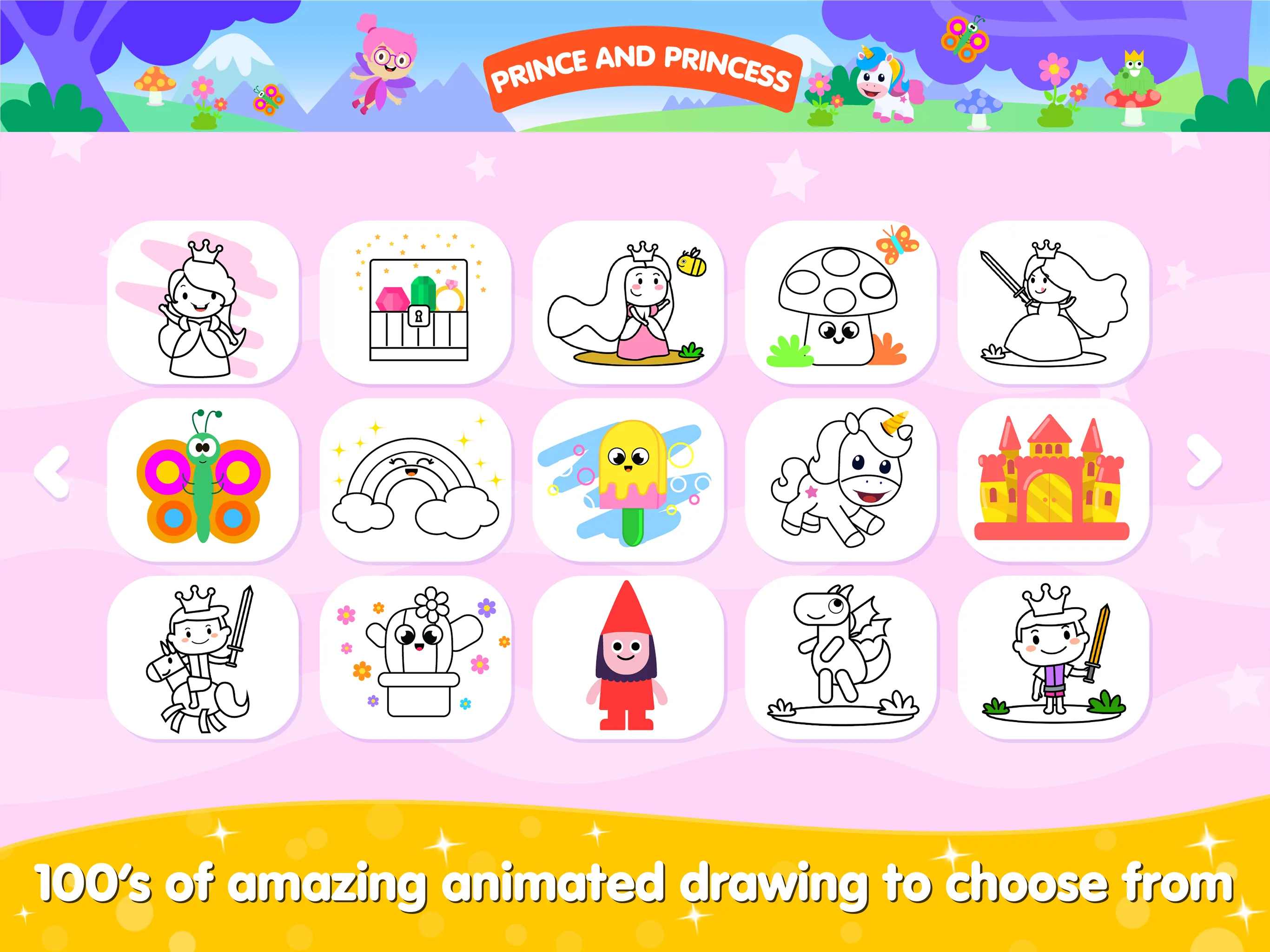 Coloring and Drawing For Girls | Indus Appstore | Screenshot