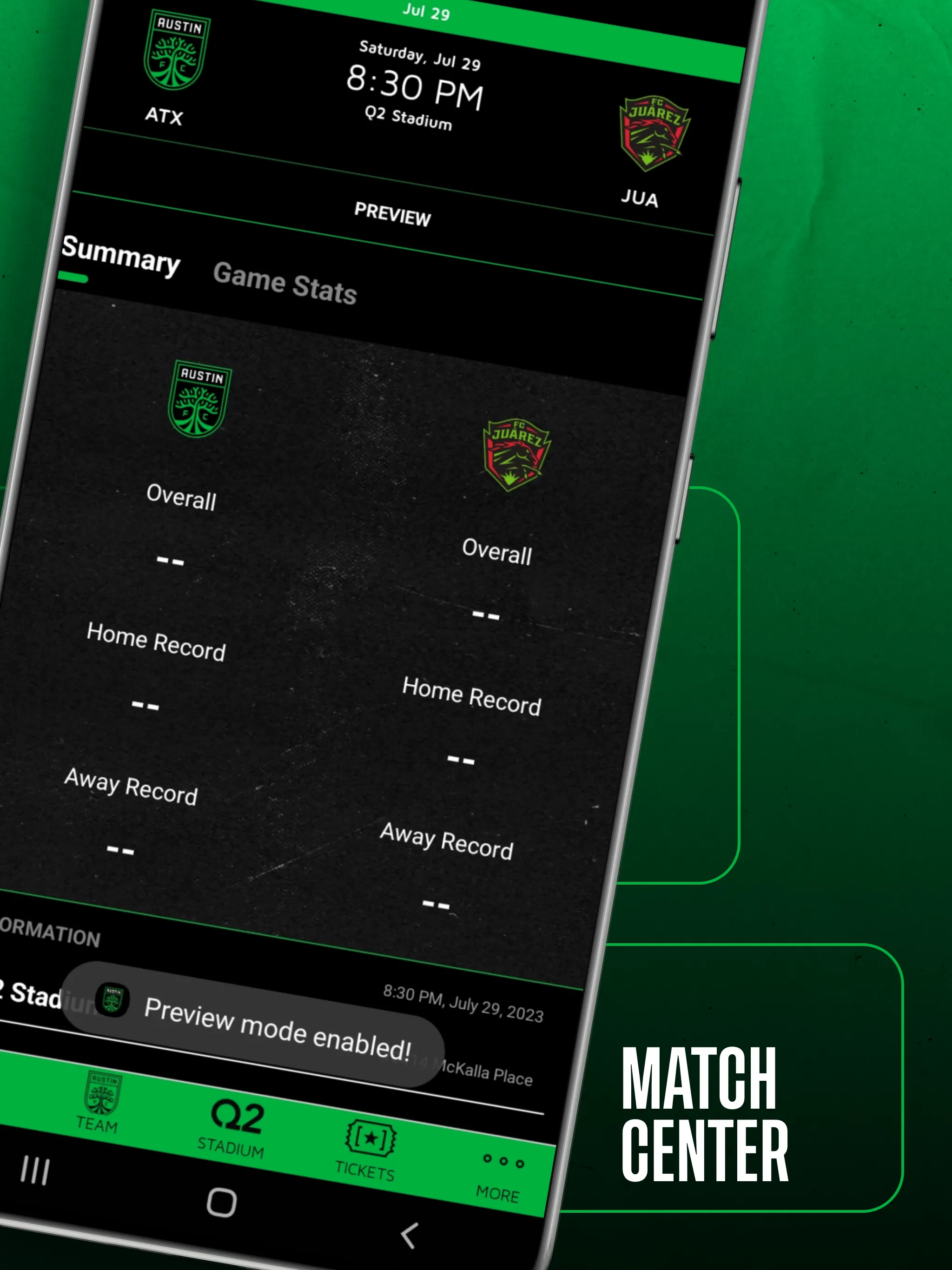 Austin FC & Q2 Stadium App | Indus Appstore | Screenshot