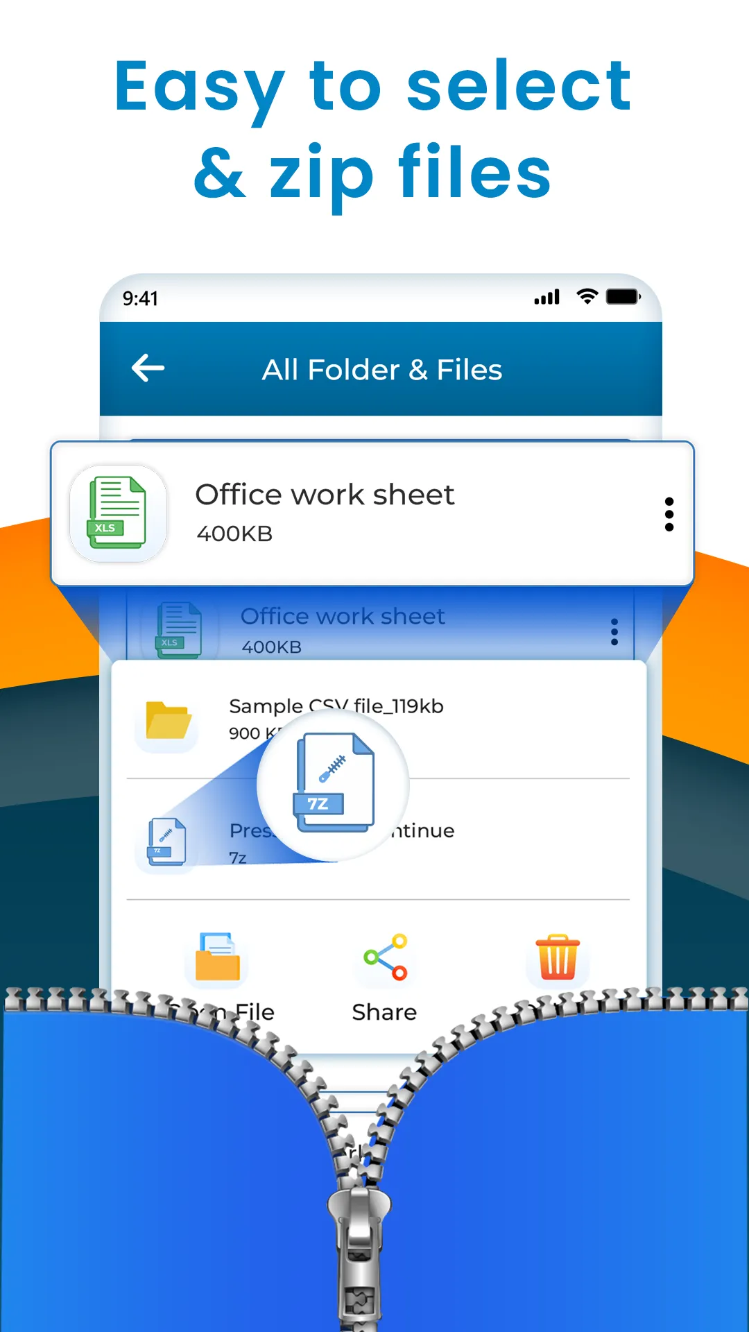 Zip File Reader: Extract RAR | Indus Appstore | Screenshot
