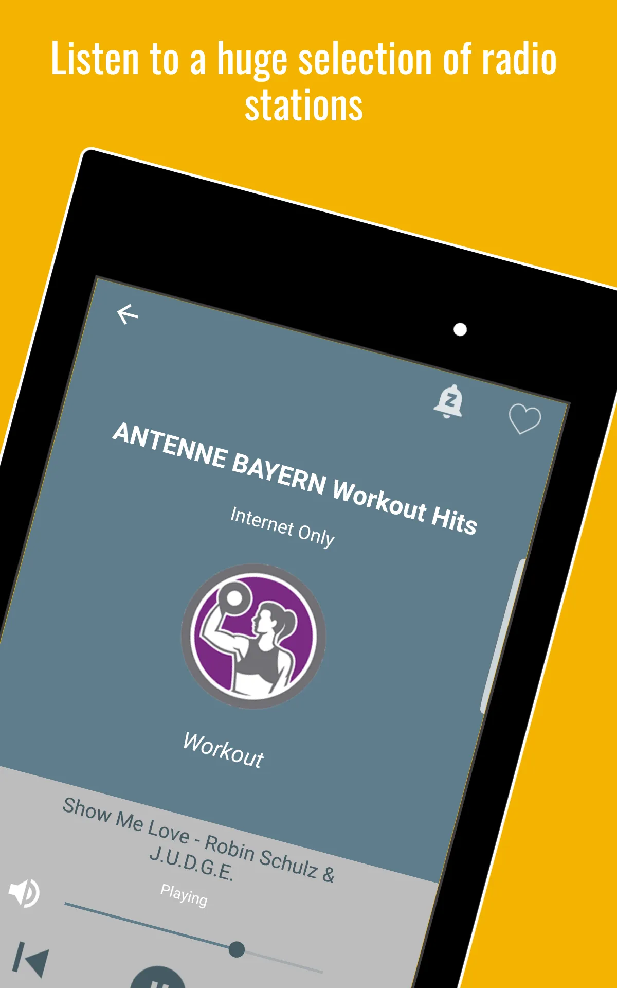 Workout Fitness Music Radio | Indus Appstore | Screenshot