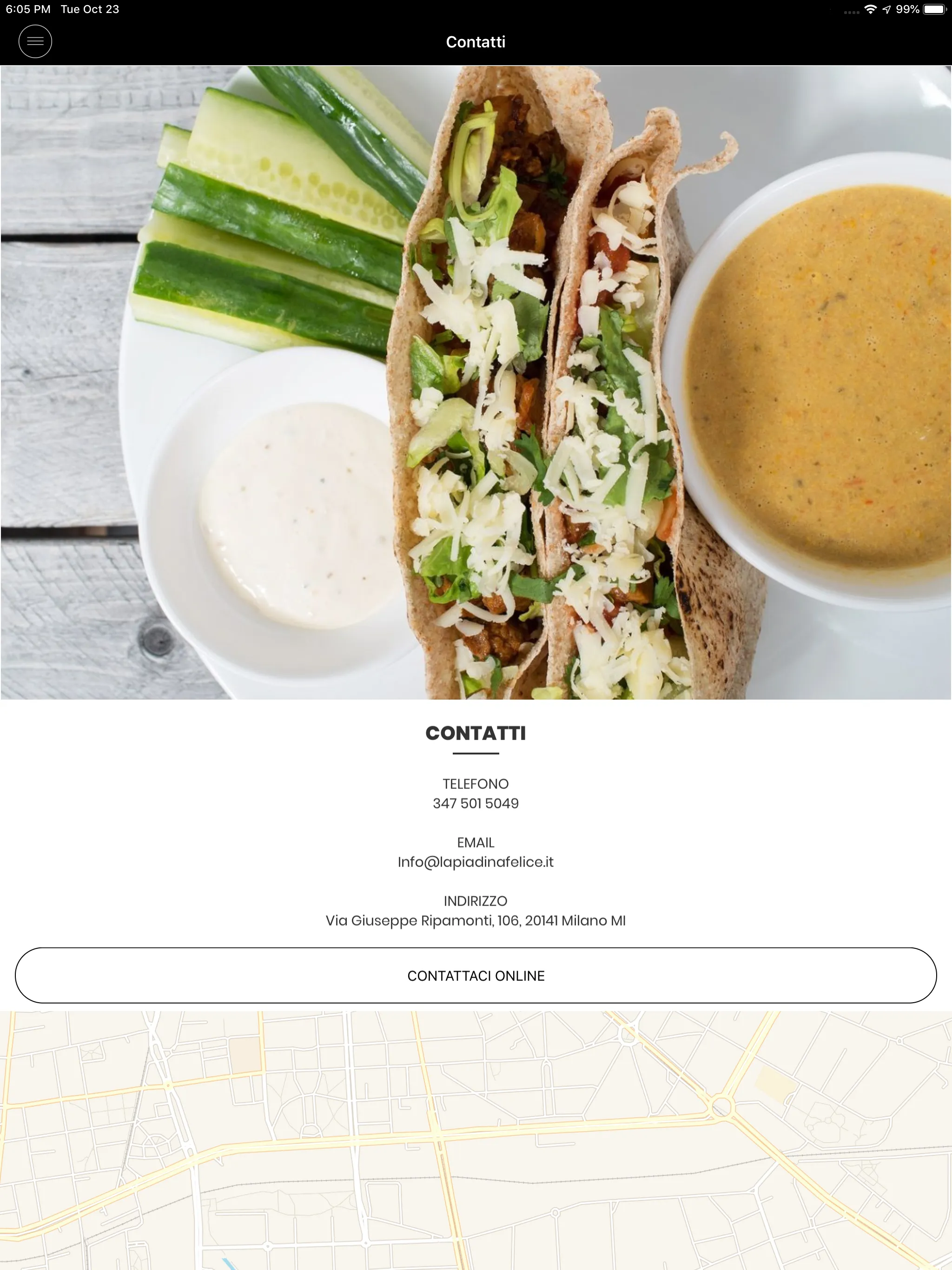 La Piadina Felice | Indus Appstore | Screenshot