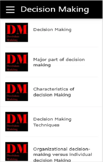 Decision Making Process | Indus Appstore | Screenshot