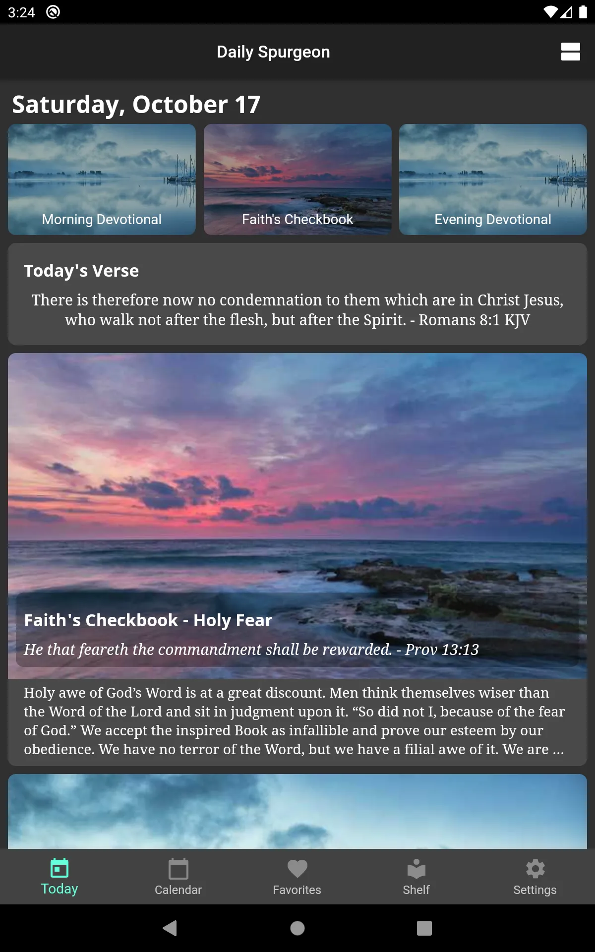 Daily Spurgeon Devotional | Indus Appstore | Screenshot