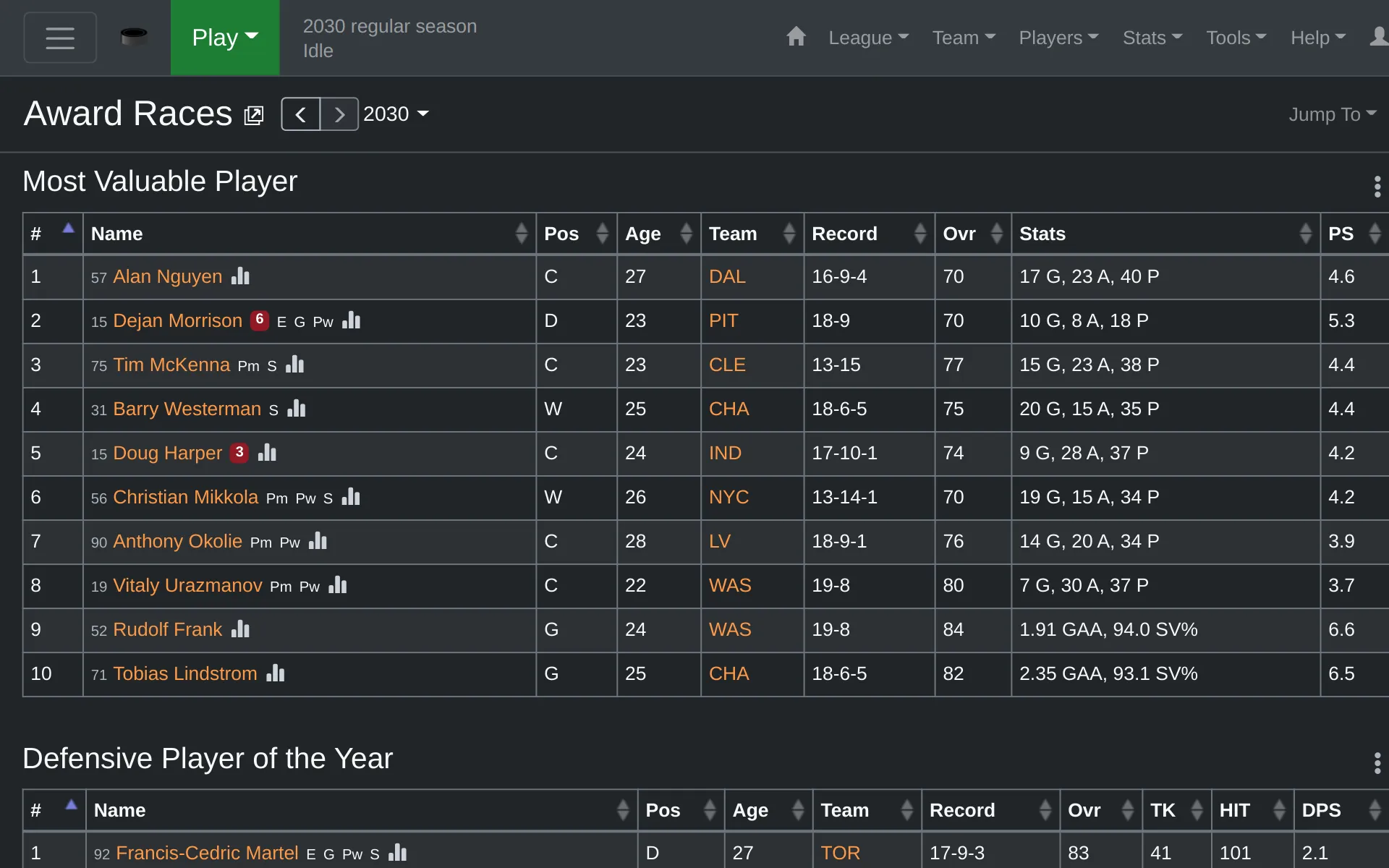 ZenGM Hockey | Indus Appstore | Screenshot