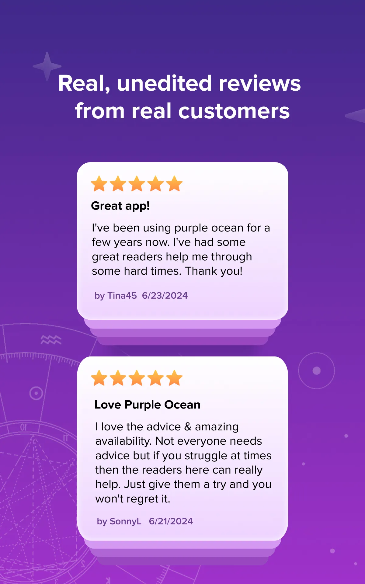 Purple Ocean Psychic Readings | Indus Appstore | Screenshot