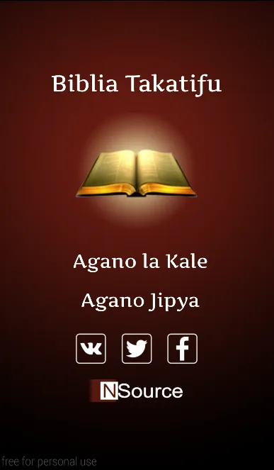 Swahili Holy Bible | Indus Appstore | Screenshot