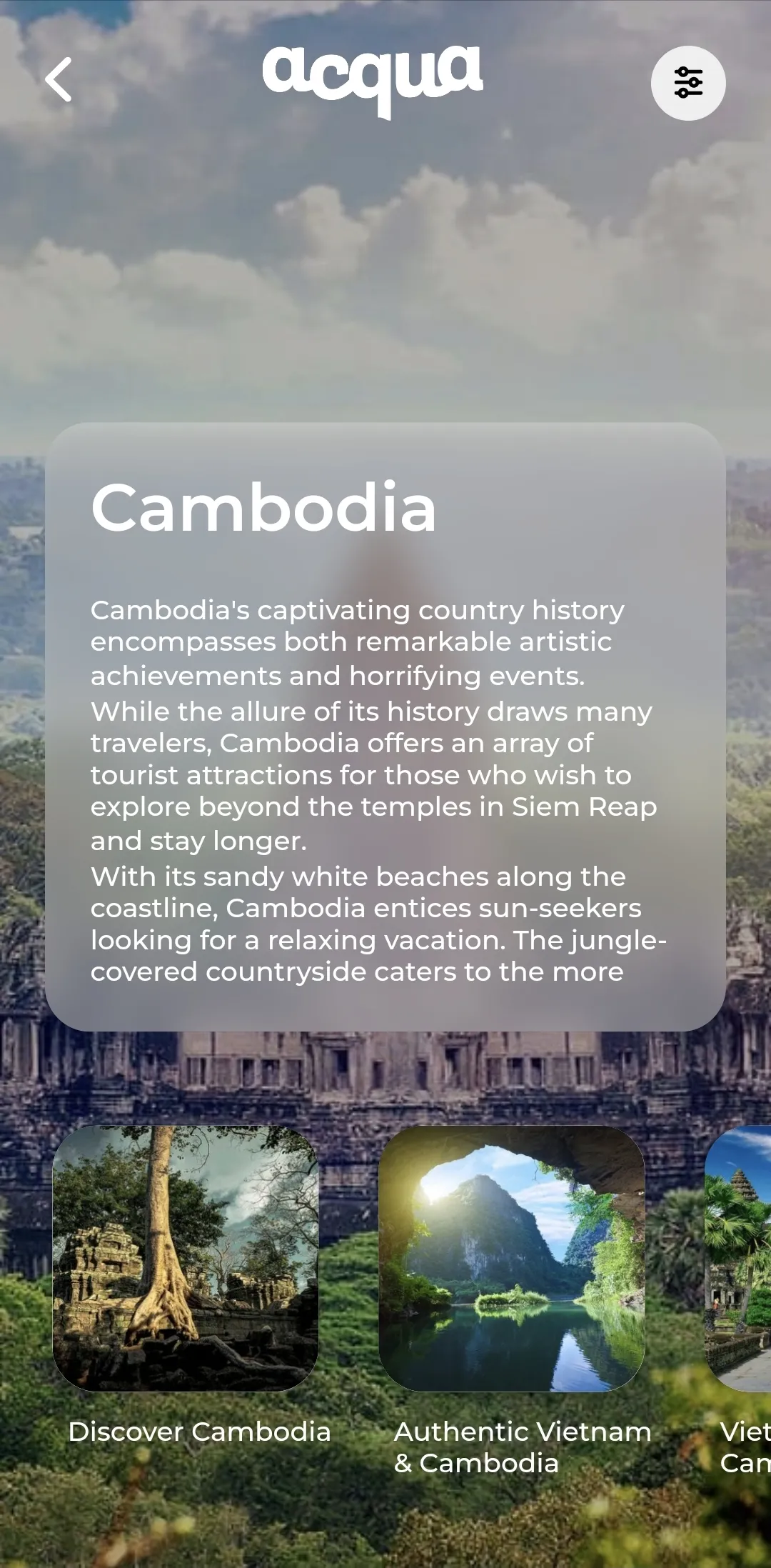 Acqua Travels | Indus Appstore | Screenshot