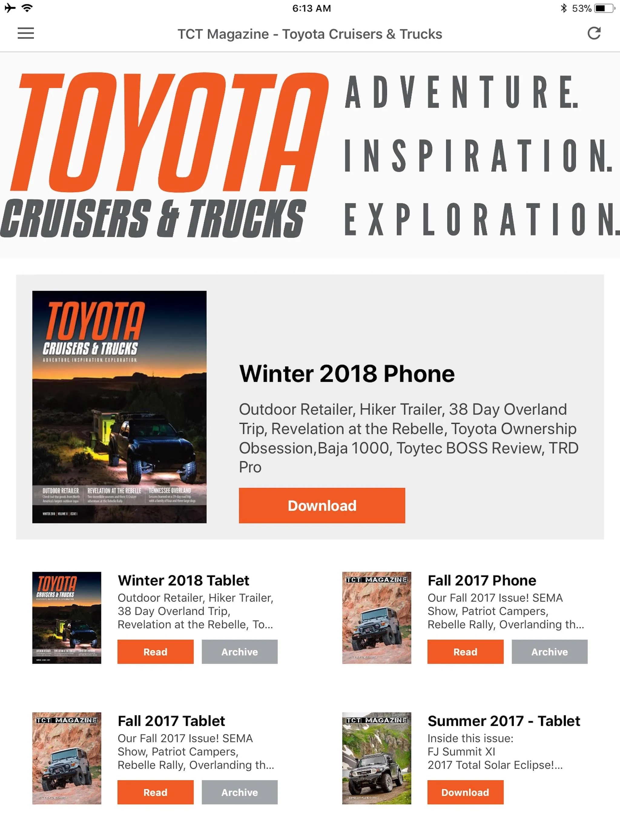 Toyota Cruisers & Trucks Mag | Indus Appstore | Screenshot