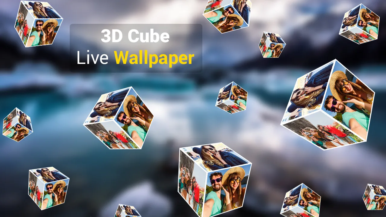 Photo 3D Cube Live Wallpaper | Indus Appstore | Screenshot