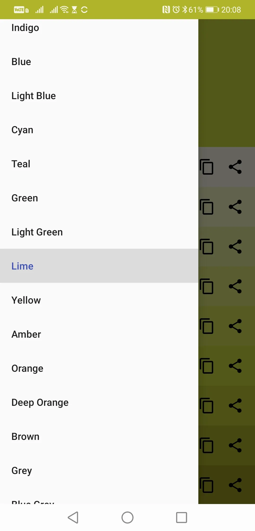 Material Design Color Palette | Indus Appstore | Screenshot