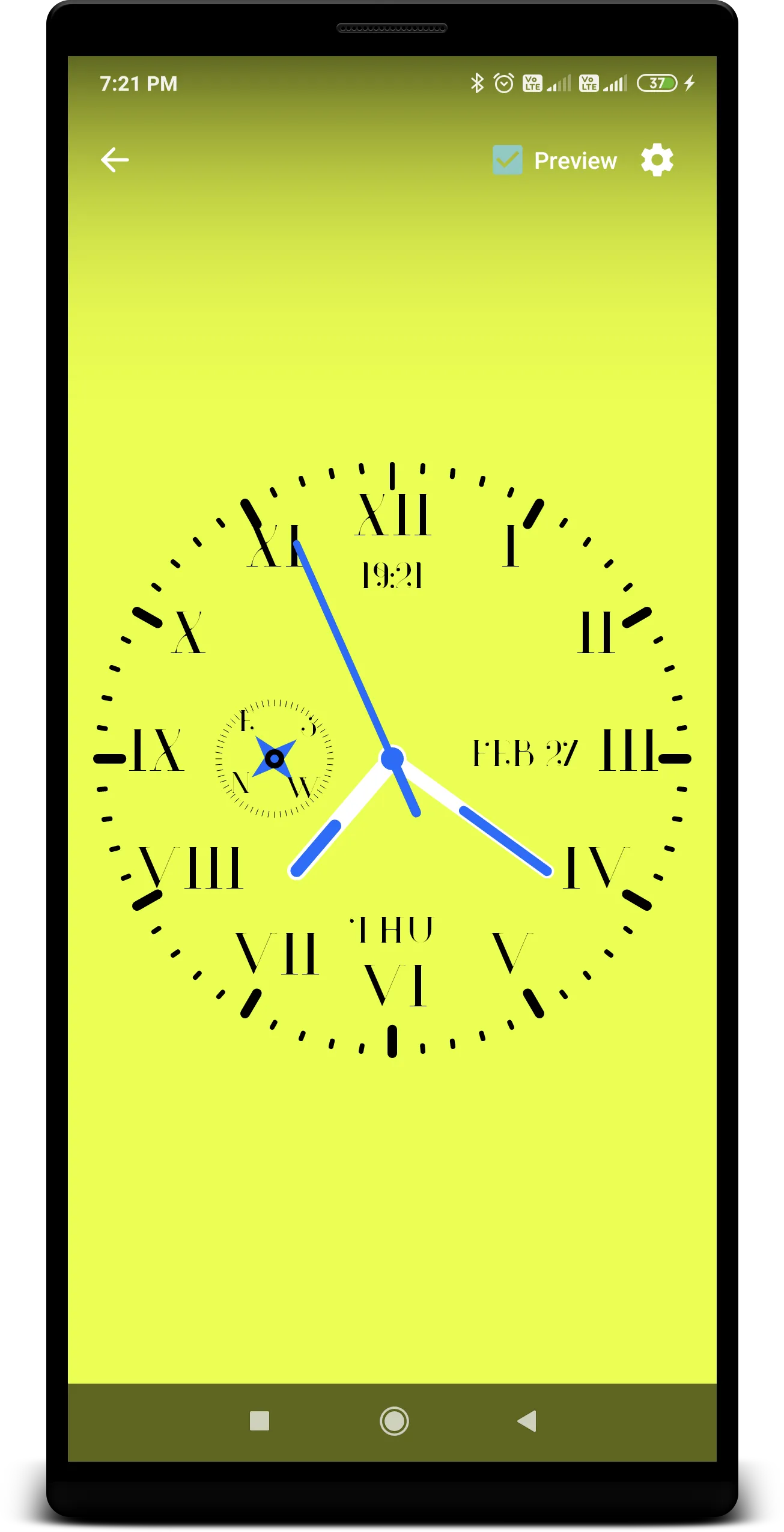 Clock Live Wallpaper | Indus Appstore | Screenshot