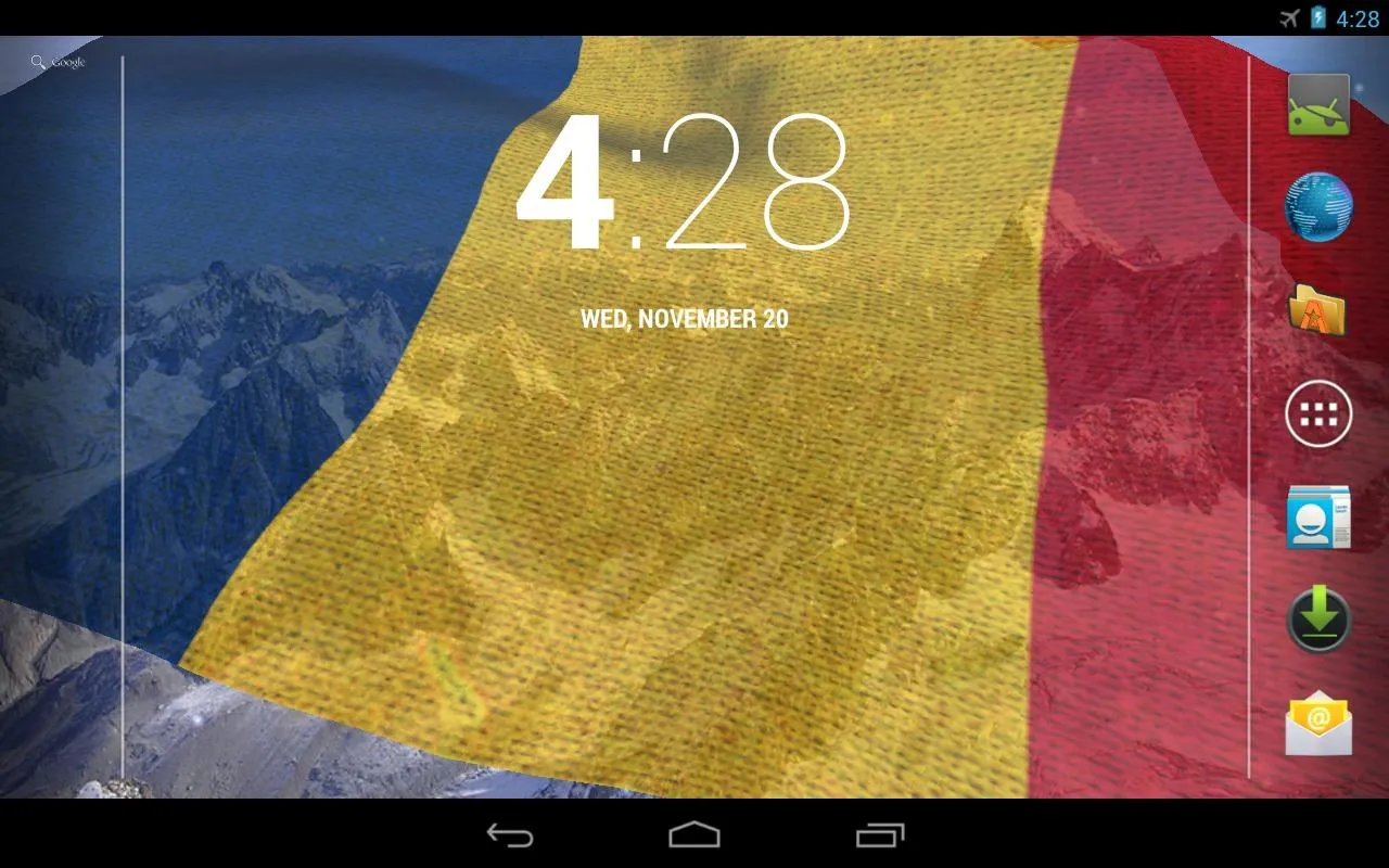 Romania Flag Live Wallpaper | Indus Appstore | Screenshot