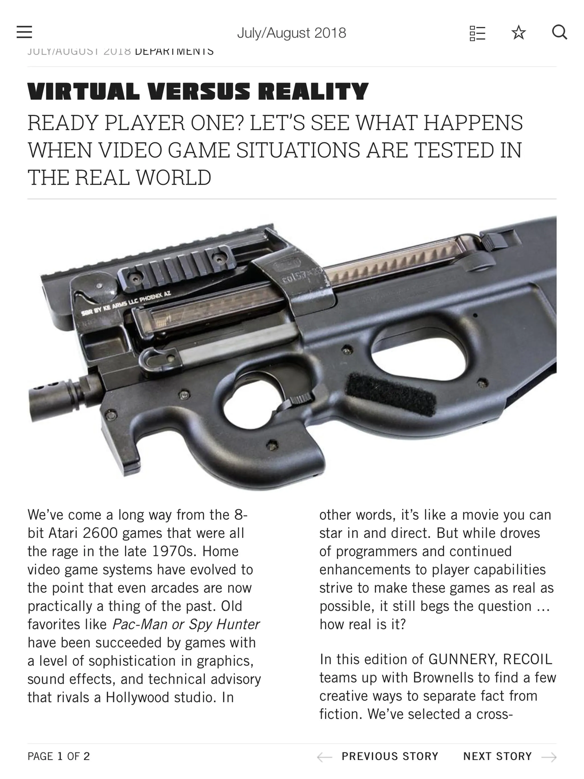 Recoil Magazine | Indus Appstore | Screenshot