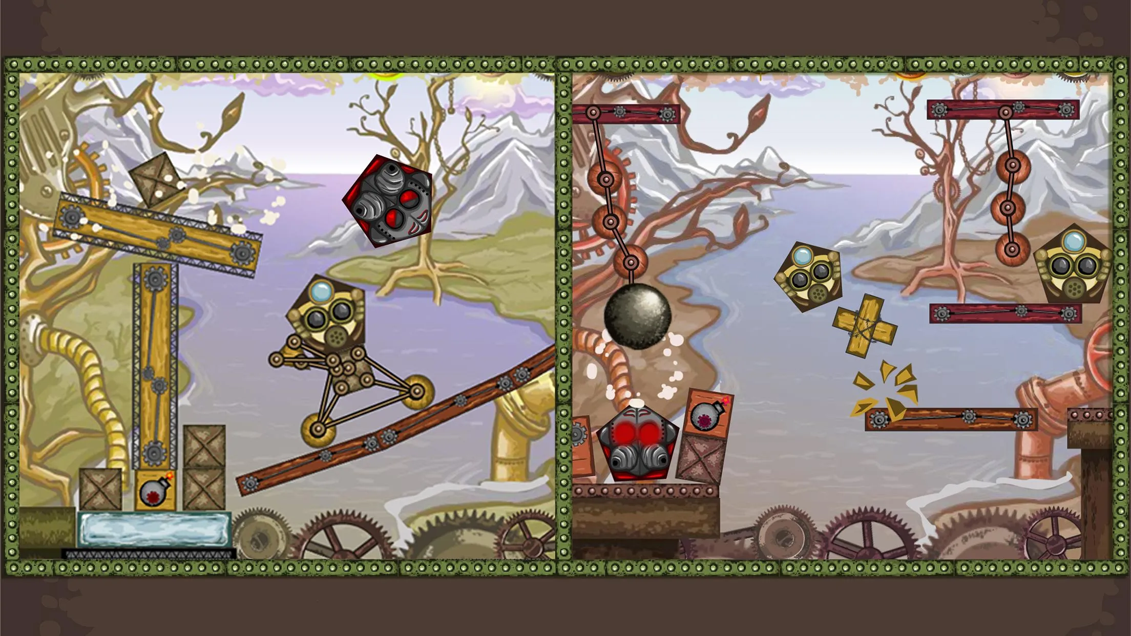 Steampunk Physics-based Puzzle | Indus Appstore | Screenshot