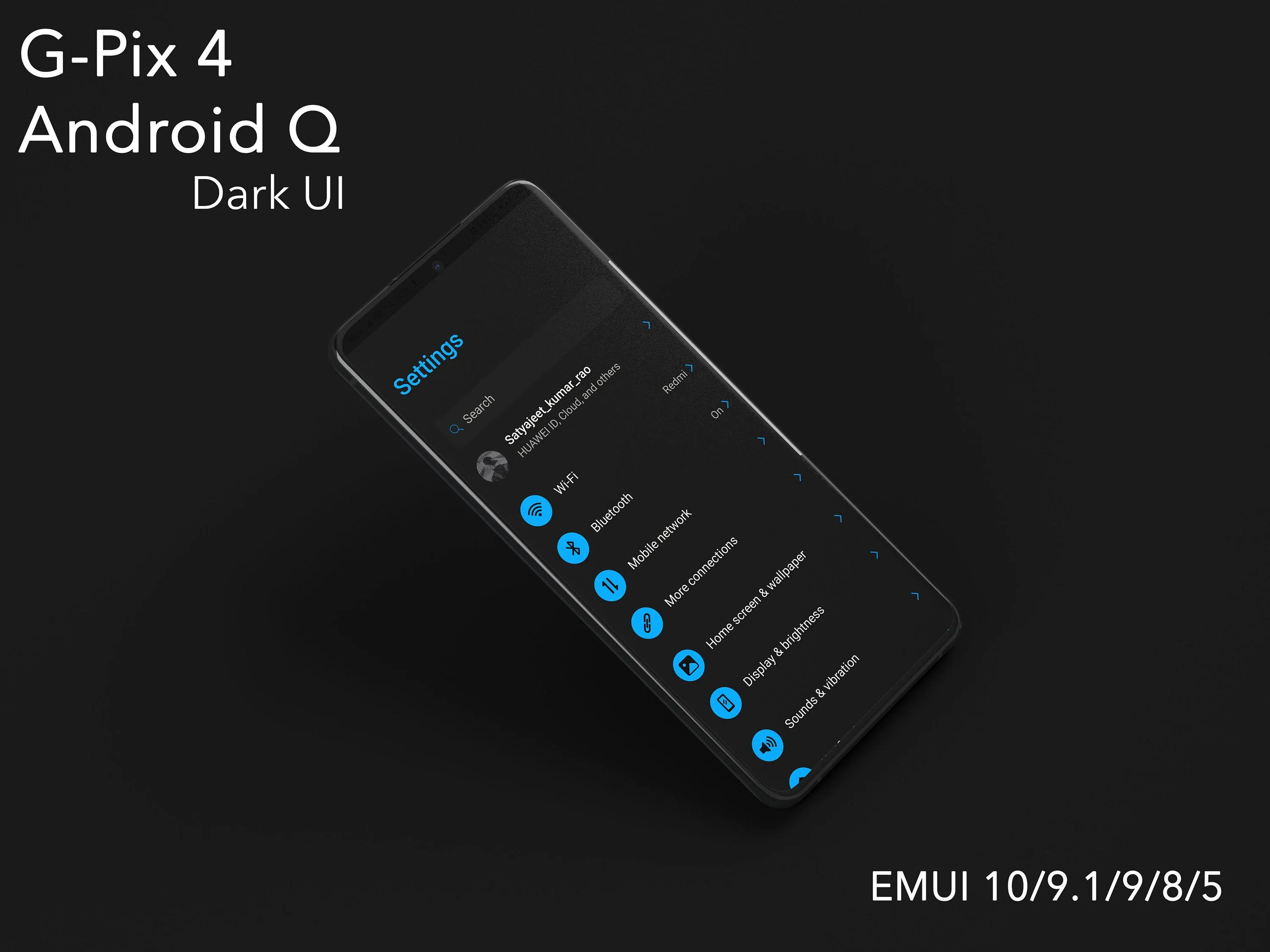 G-Pix  Android-12 Dark UI EMUI | Indus Appstore | Screenshot