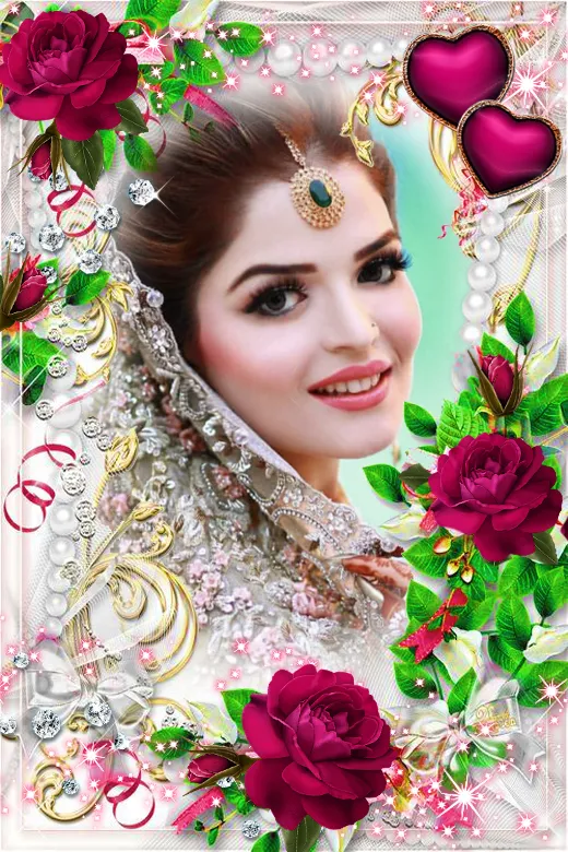 Rose Flower Photo Frame | Indus Appstore | Screenshot
