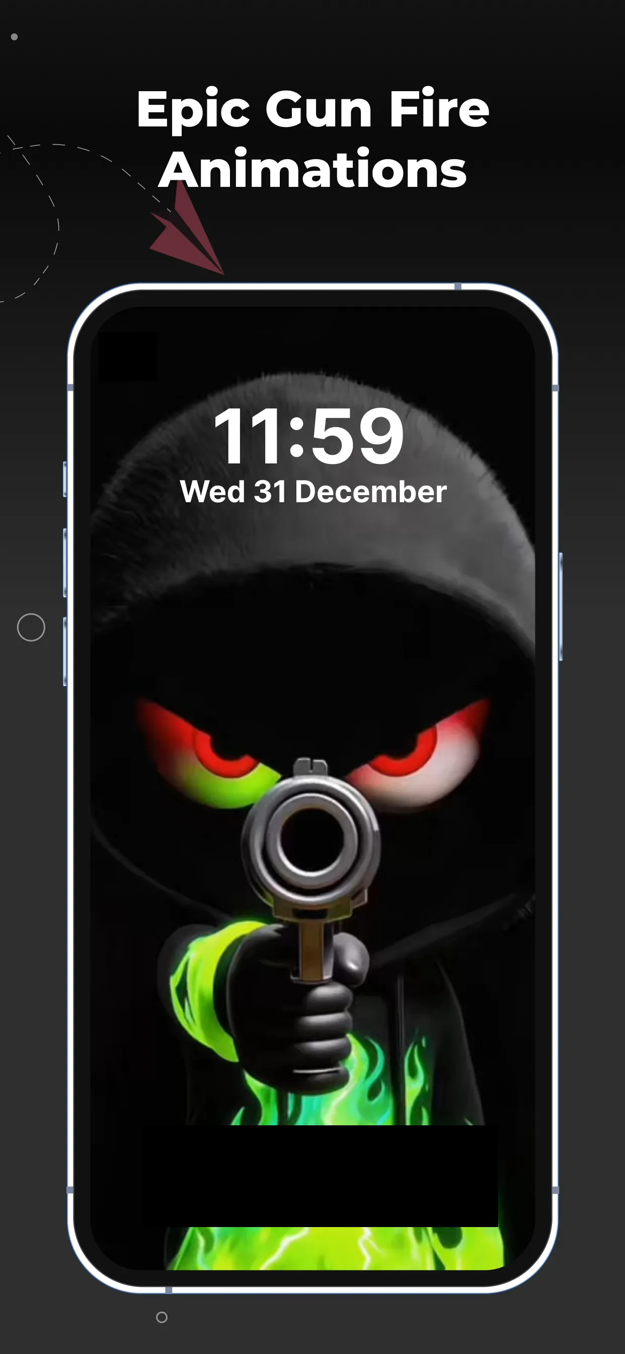 Silly Smile Gun Live Wallpaper | Indus Appstore | Screenshot