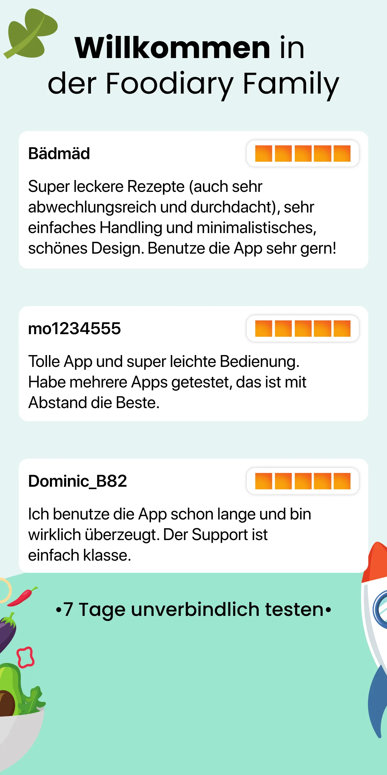 Foodiary: Ernährungsplaner-App | Indus Appstore | Screenshot