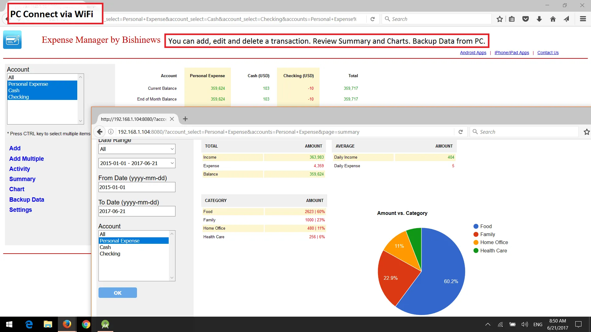 Expense Manager | Indus Appstore | Screenshot