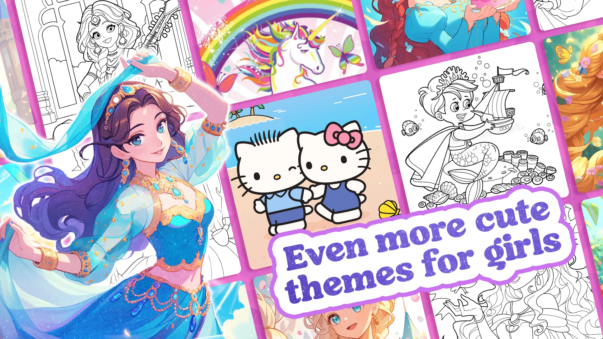 Princess Coloring Wonderland | Indus Appstore | Screenshot