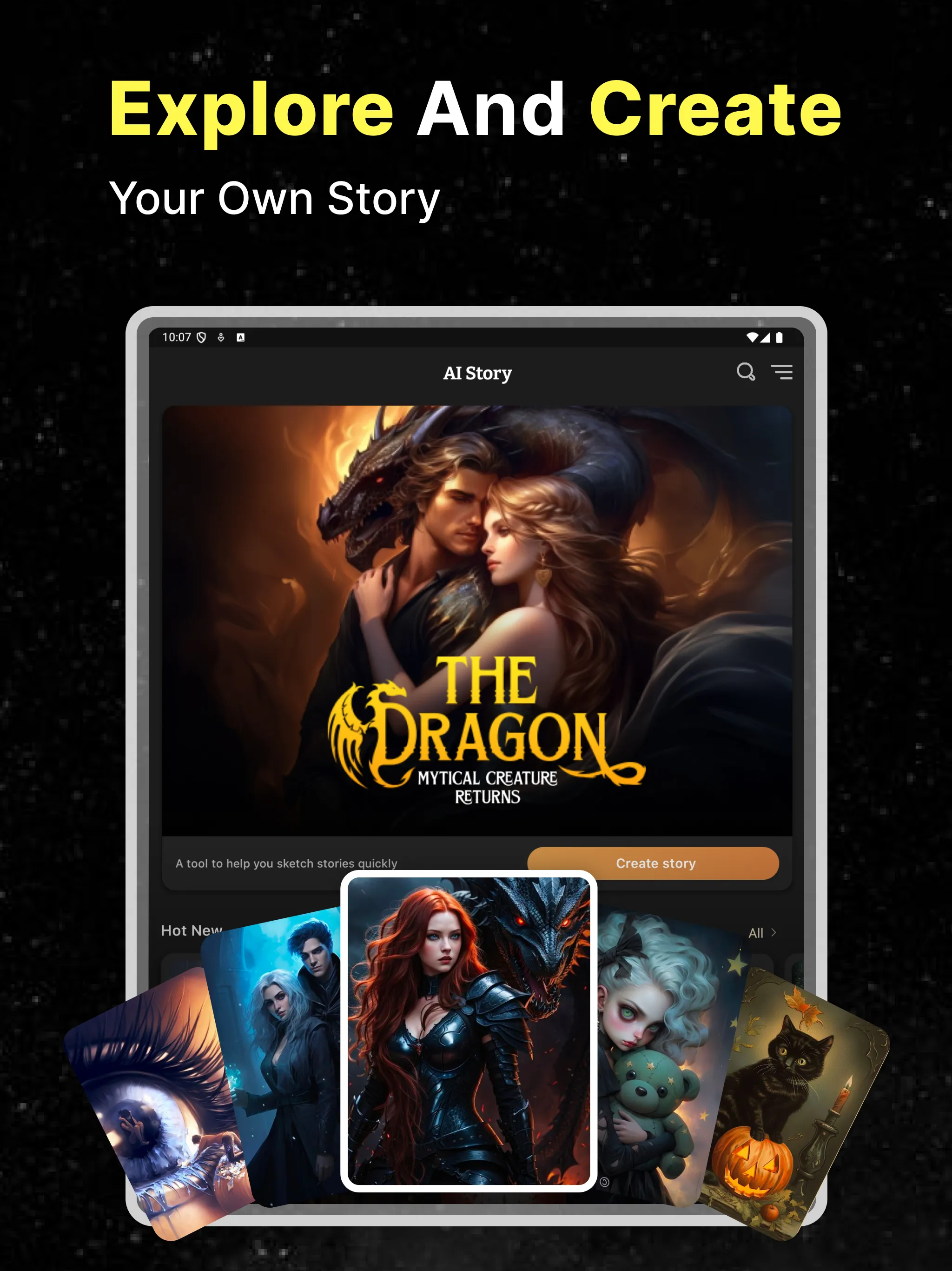 AI Story Generator Novel Maker | Indus Appstore | Screenshot