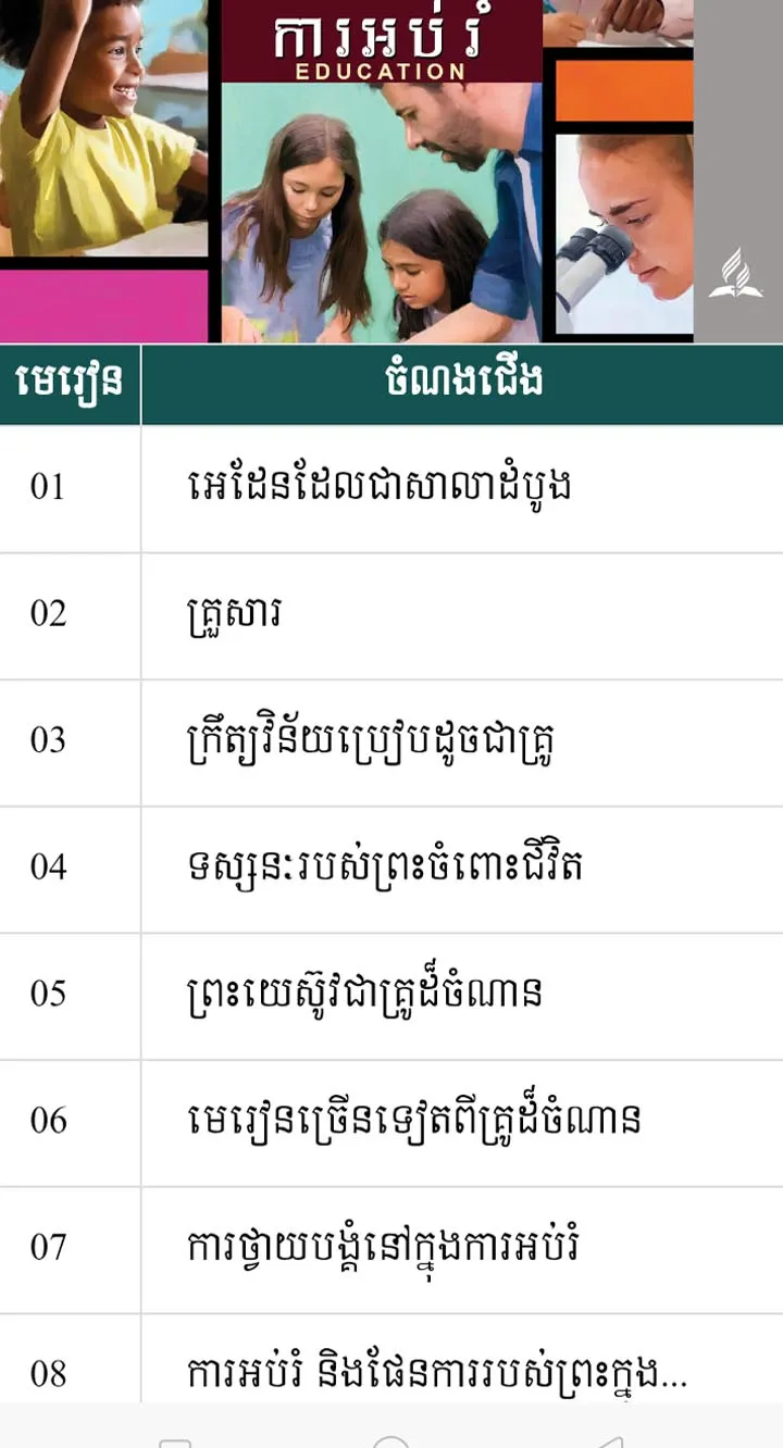 Khmer Sabbath School | Indus Appstore | Screenshot